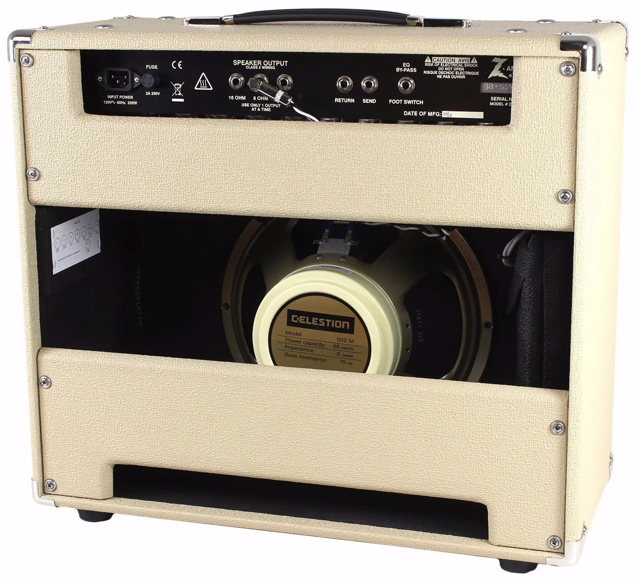 Dr. Z Maz 38 Sr Reverb MK II 1x12 Combo - Blonde, Tan - Image 2