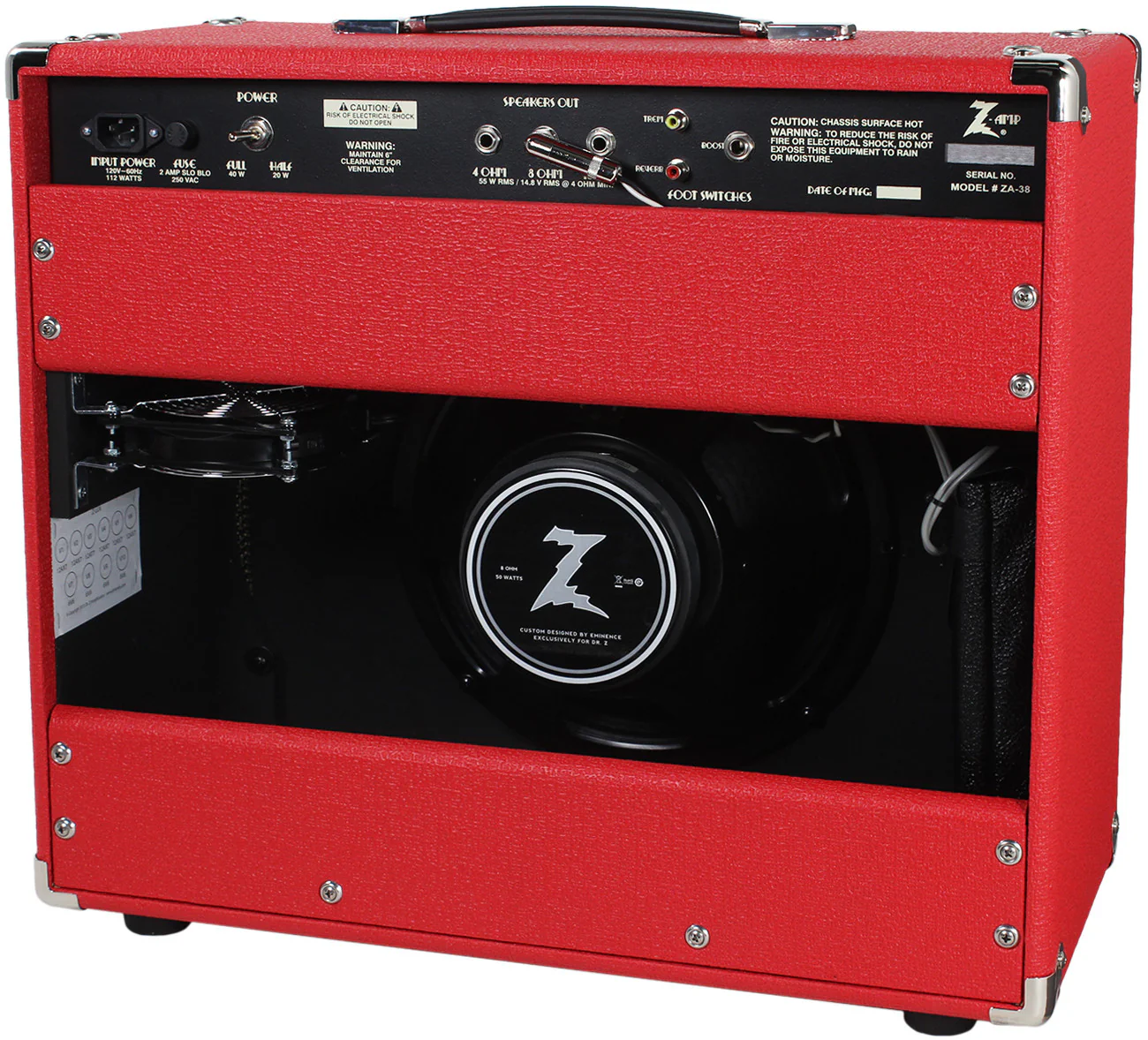 Dr. Z Z-Lux 1x12 Combo - Red - Image 2