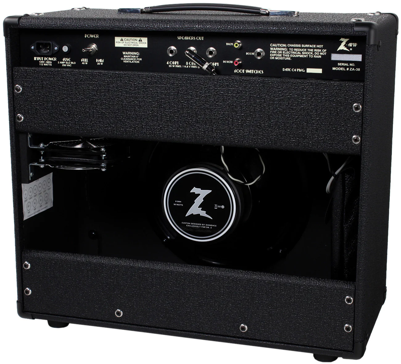 Dr. Z Z-Lux 1x12 Combo - Black / Salt & Pepper - Image 2