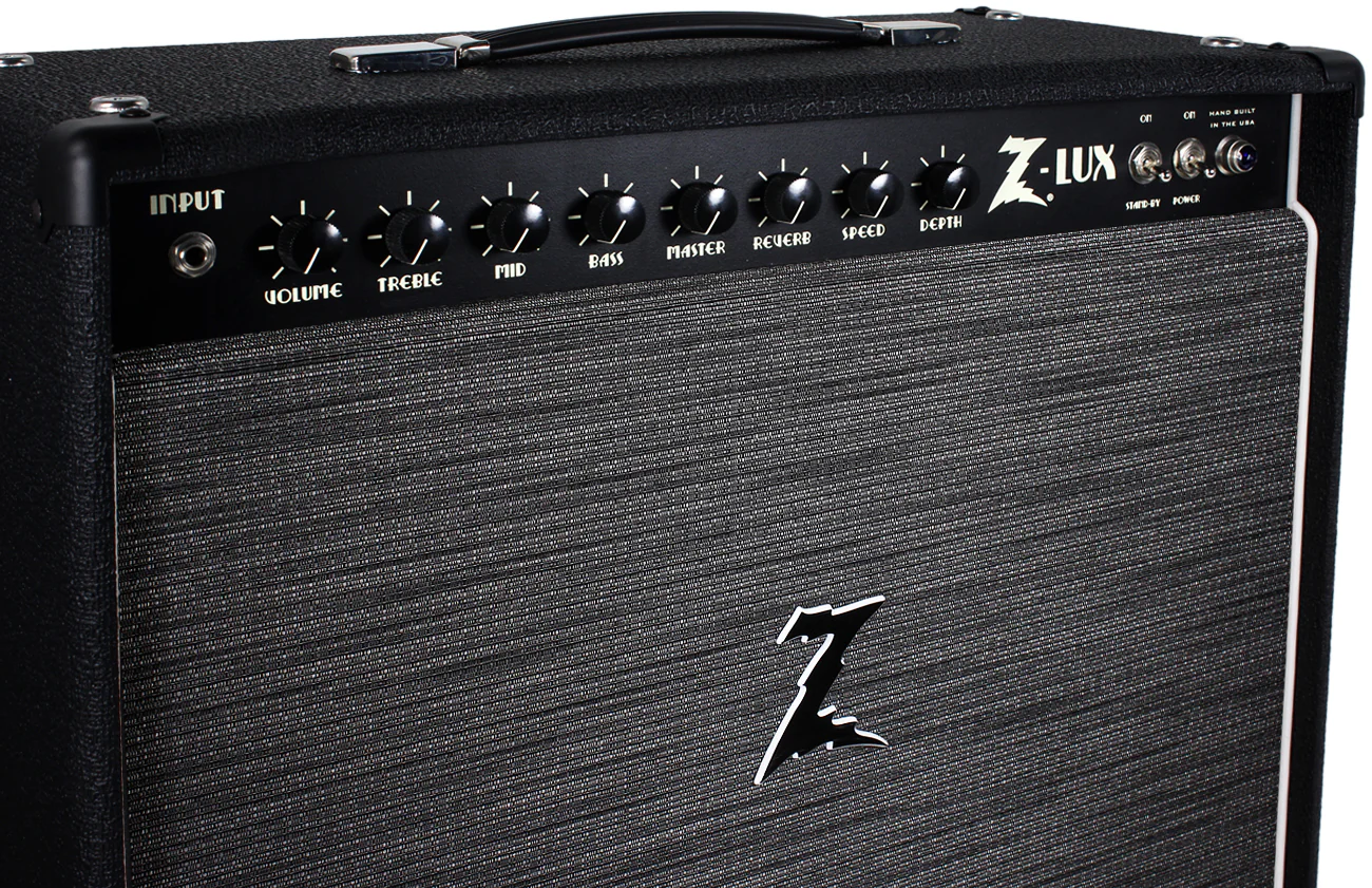 Dr. Z Z-Lux 1x12 Combo - Black / ZW Grill - White Outline - Image 3