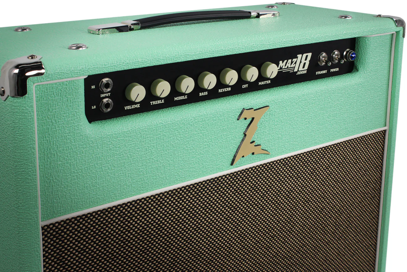 Dr. Z Maz 18 Jr Reverb 2x10 Combo - Surf Green - Image 2