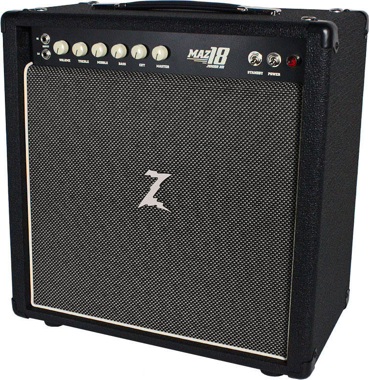 Dr. Z Maz 18 Jr NR MK II 1x12 Studio Combo, Black, Salt & Pepper Grille - Image 3