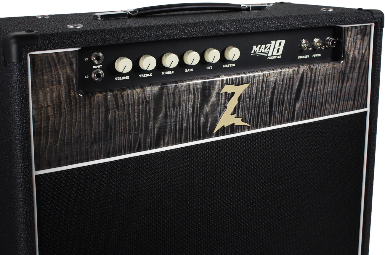 Dr. Z Maz 18 Jr NR 1x12 - Custom Charcoal Flamed Maple - Image 3