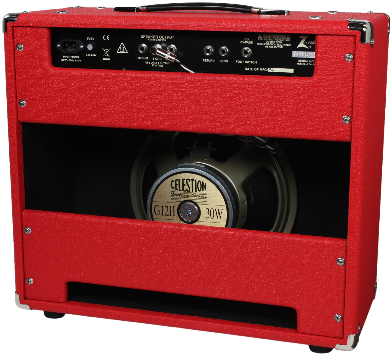 Dr. Z Carmen Ghia 1x12 Combo - Red - Image 2