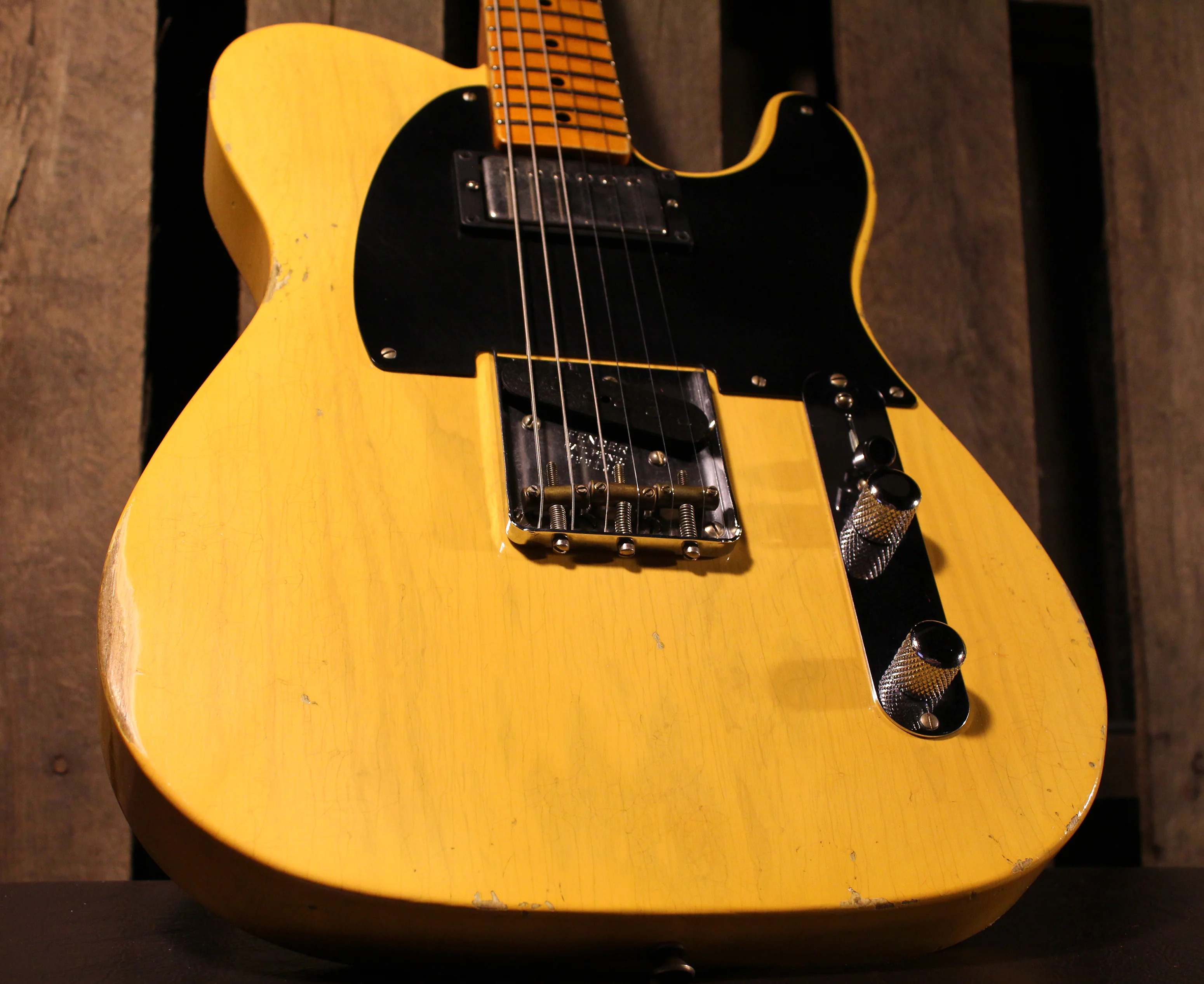 Fender Custom Shop Limited 1951 HS Tele, Relic, Aged Nocaster Blonde - Image 12