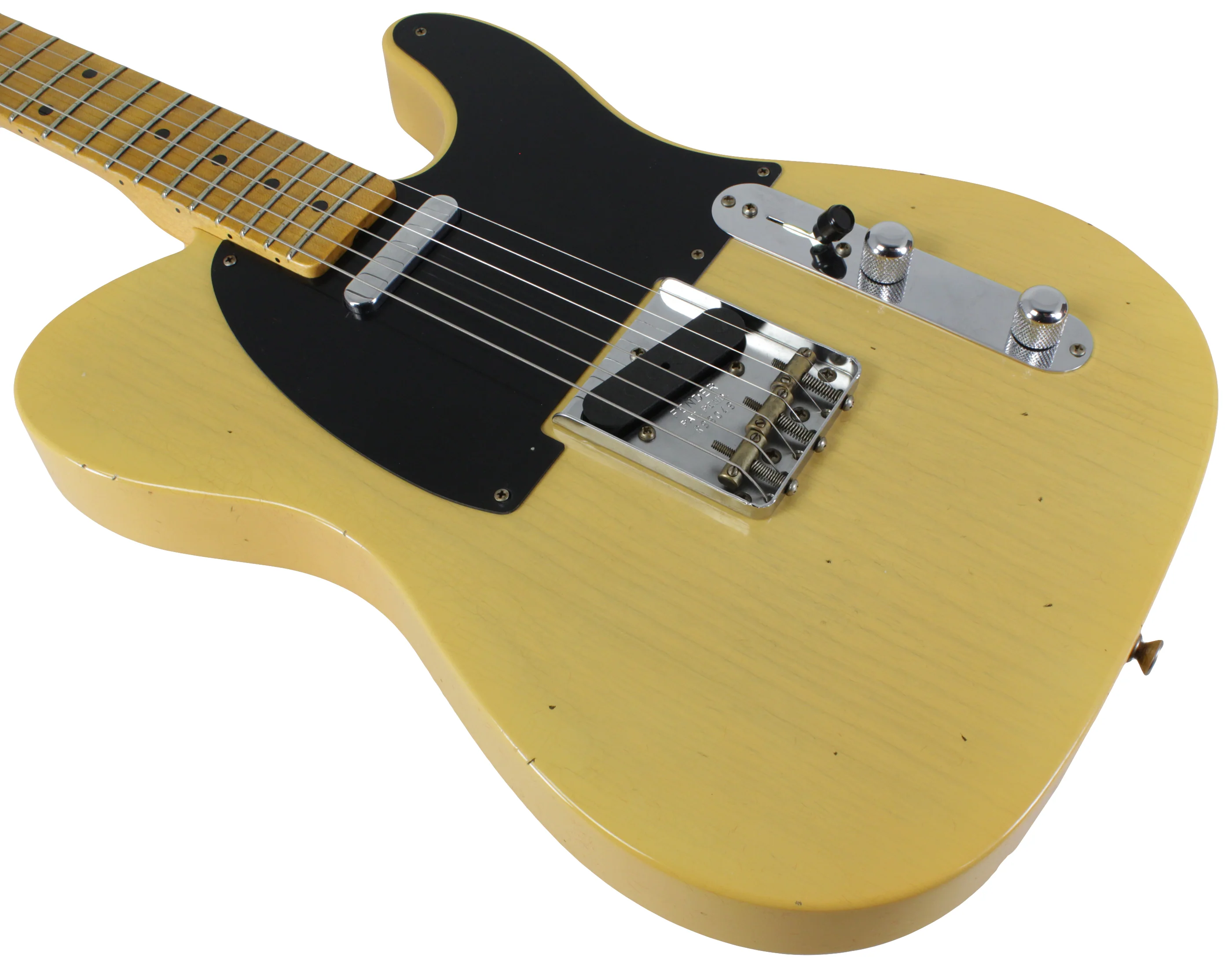 Fender Custom Shop 1952 Telecaster, Journeyman Relic, Aged Nocaster Blonde - Image 4