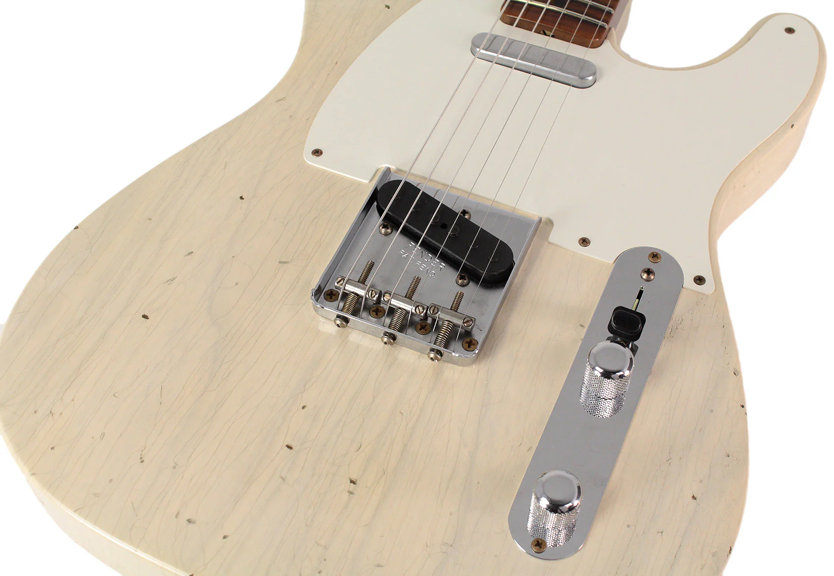 Fender Custom Shop 1955 Telecaster, Journeyman Relic, Aged White Blonde - Image 3