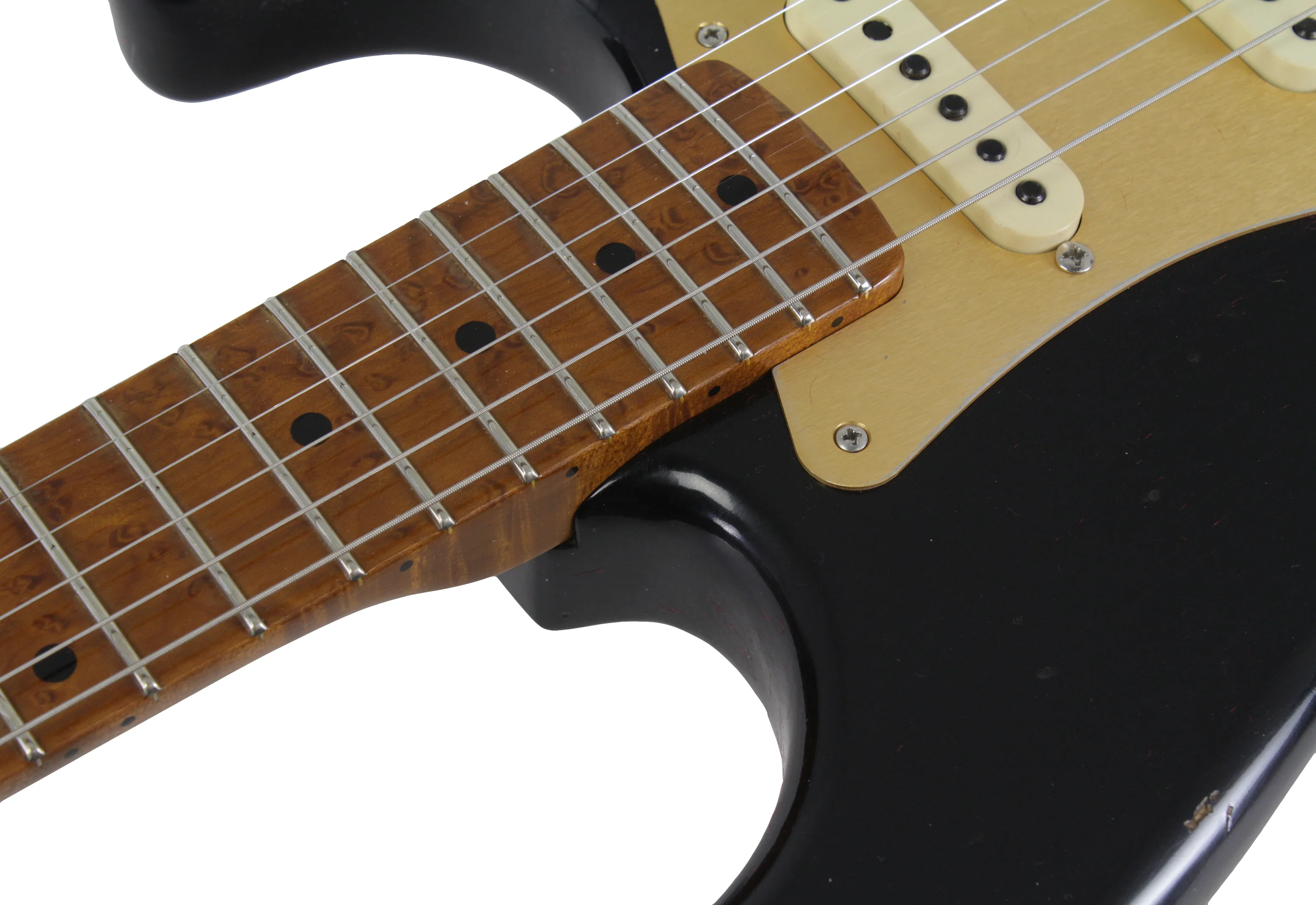 Fender Custom Shop 1956 Relic Roasted Strat, Aged Black - Image 5