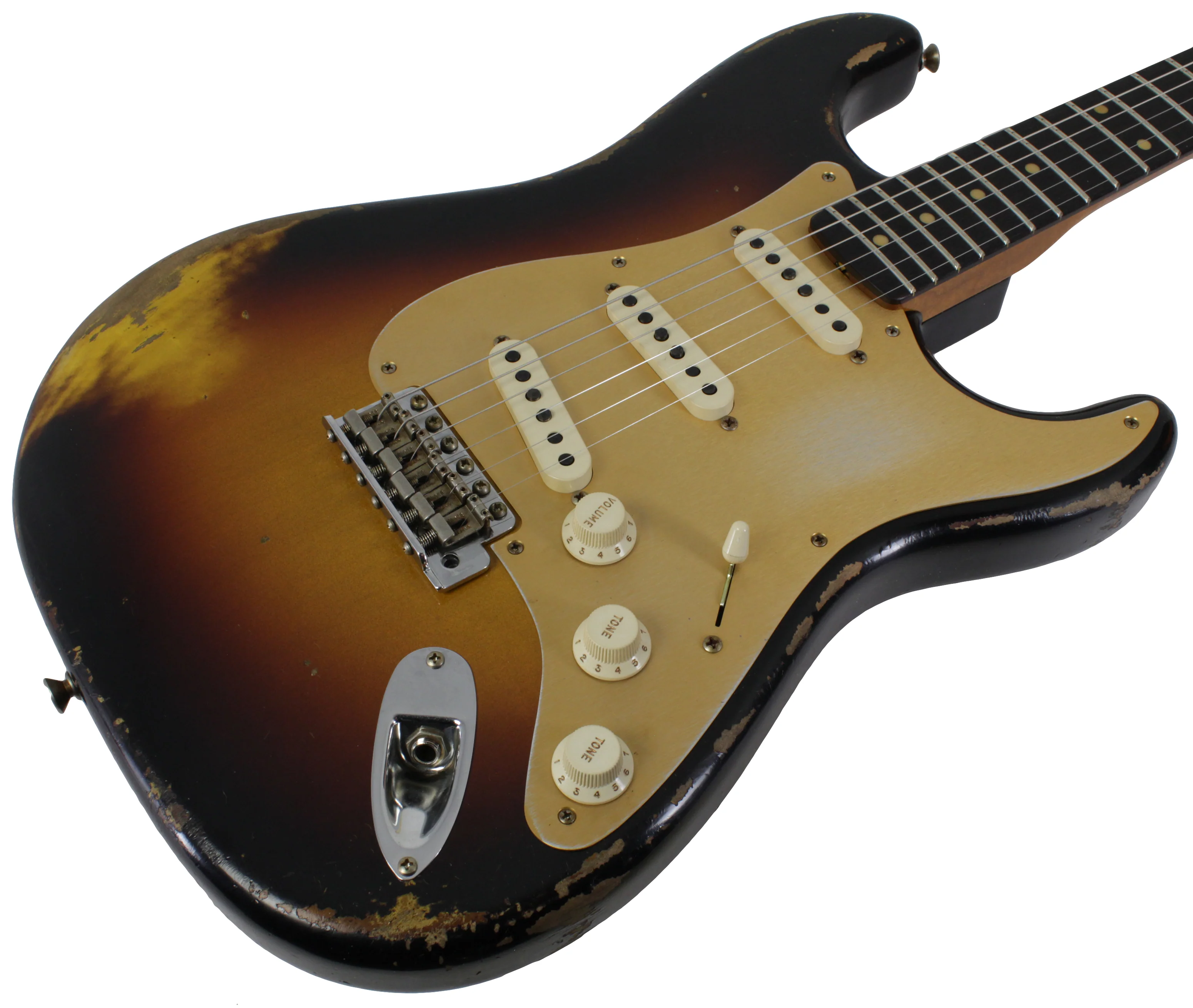 Fender Custom Shop 1959 Roasted Stratocaster, Heavy Relic, 3-Tone Sunburst - Image 2