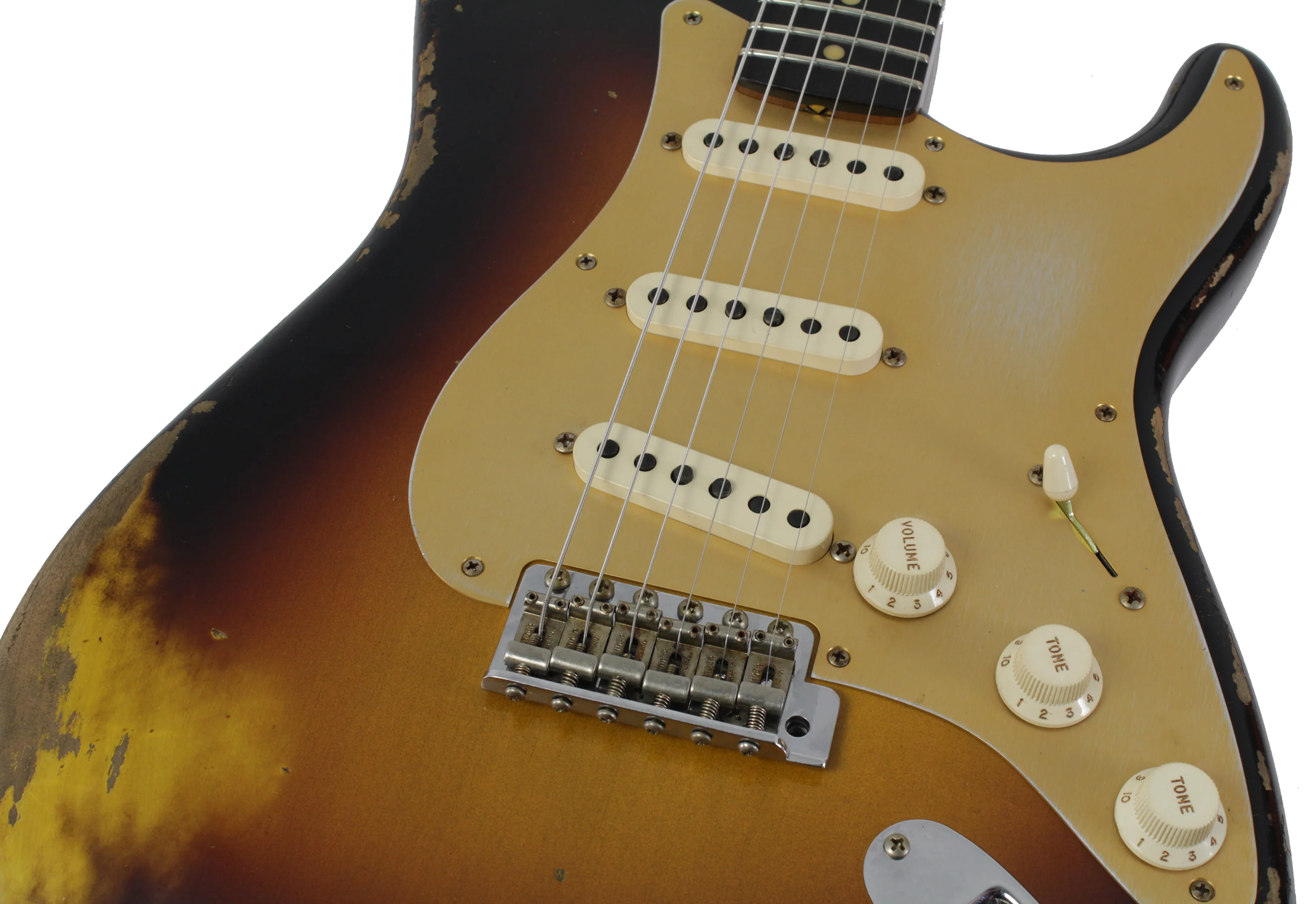 Fender Custom Shop 1959 Roasted Stratocaster, Heavy Relic, 3-Tone Sunburst - Image 3
