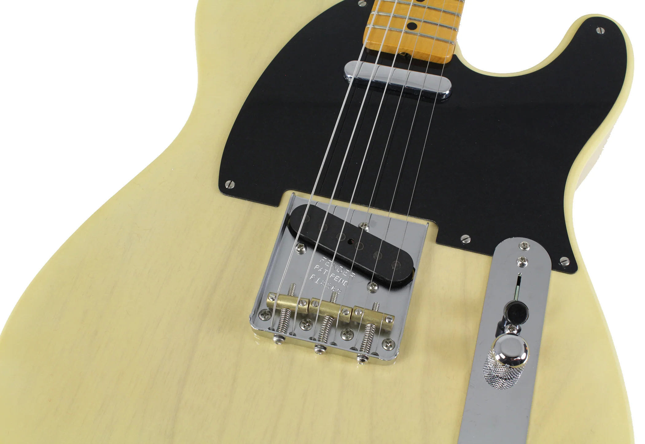 Fender Custom Shop '52 Telecaster, Lush Closet Classic, Faded Blonde - Image 3