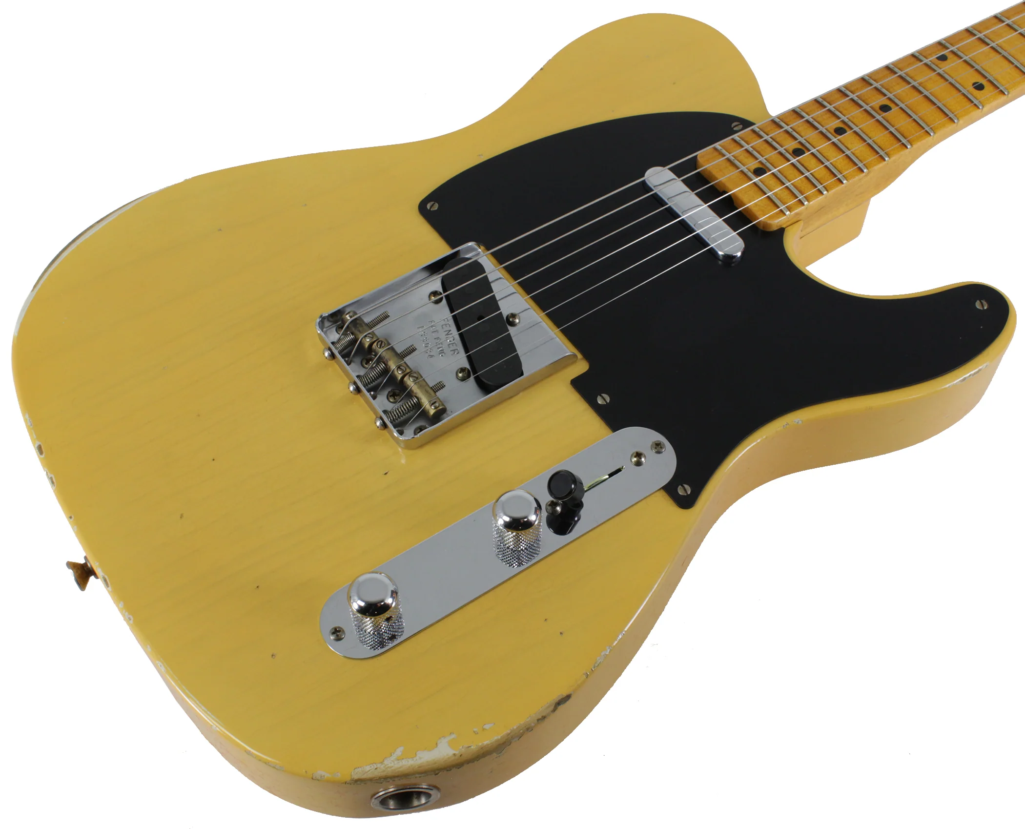 Fender Custom Shop 1952 Telecaster, Relic, Aged Nocaster Blonde - Image 2