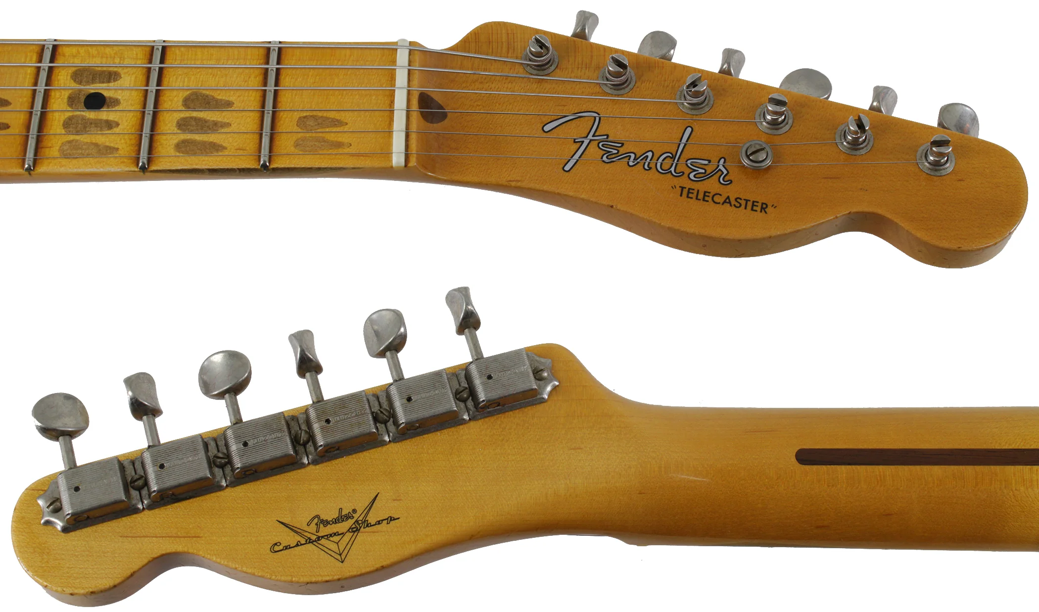 Fender Custom Shop 1952 Telecaster, Relic, Aged Nocaster Blonde - Image 8