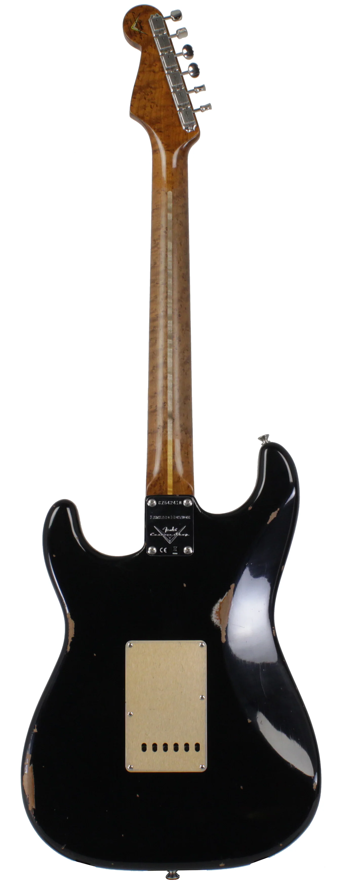 Fender Custom Shop 1956 Relic Roasted Strat, Aged Black - Image 9
