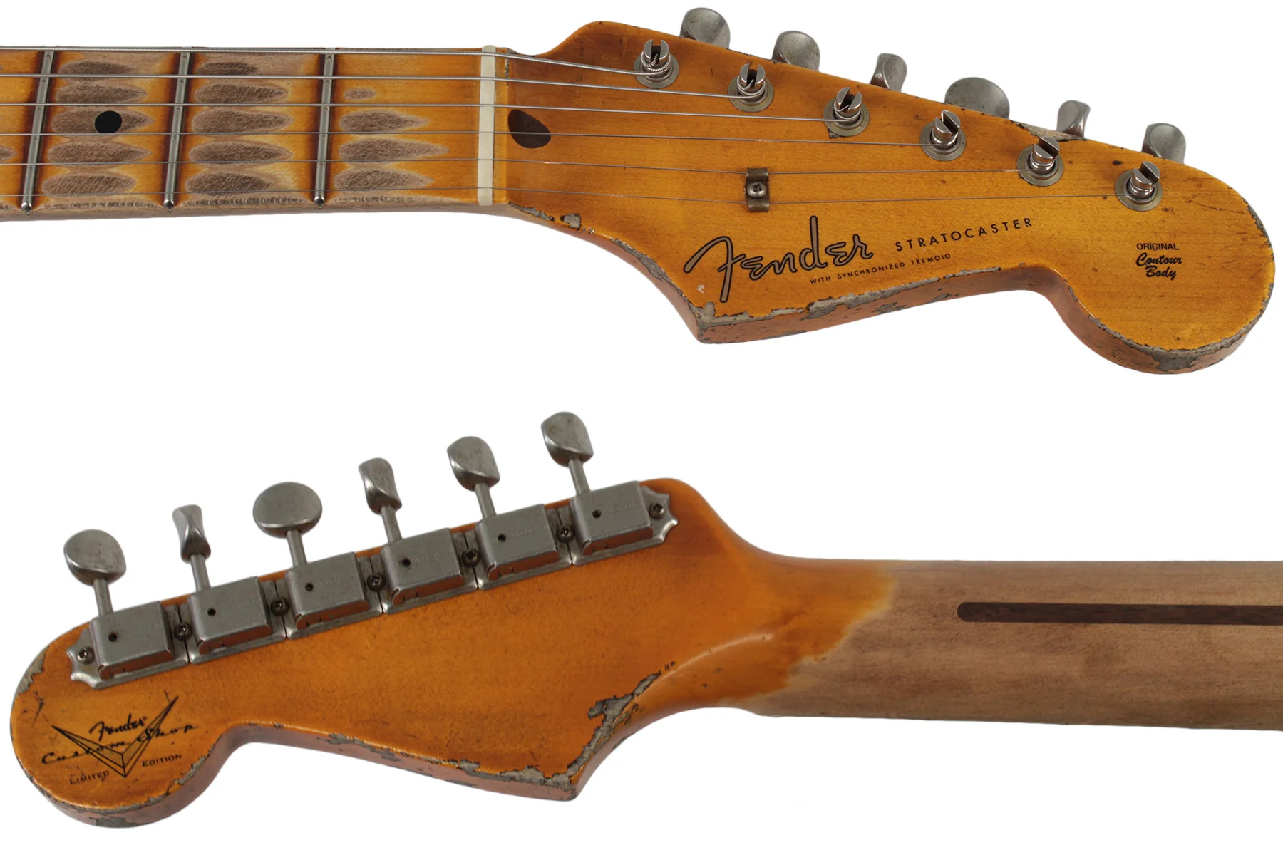 Fender Custom Shop 57 Heavy Relic Strat Limited Guitar, Taos Turquoise o/ 2TS - Image 8