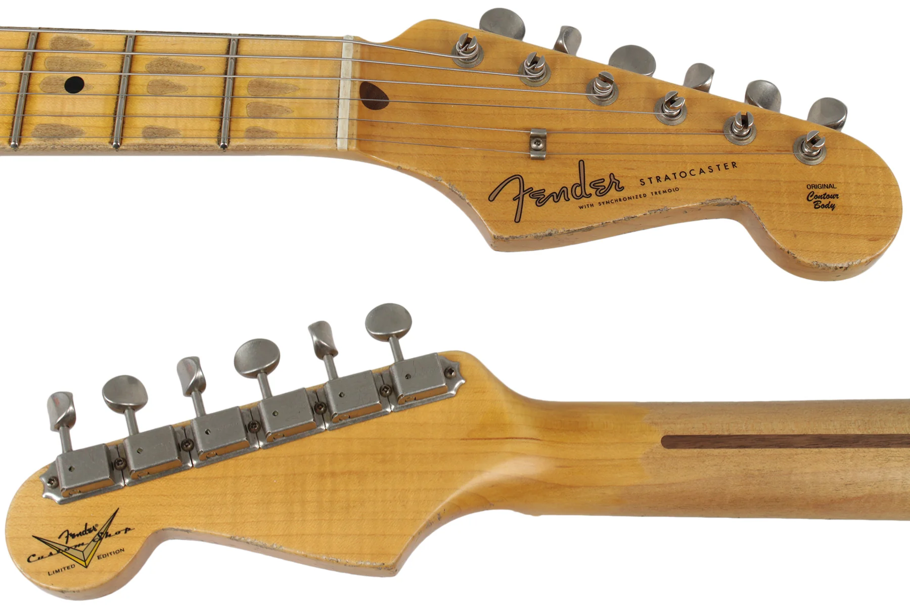 Fender Custom Shop 58 Relic Strat Guitar, Super Faded Fiesta Red - Image 8