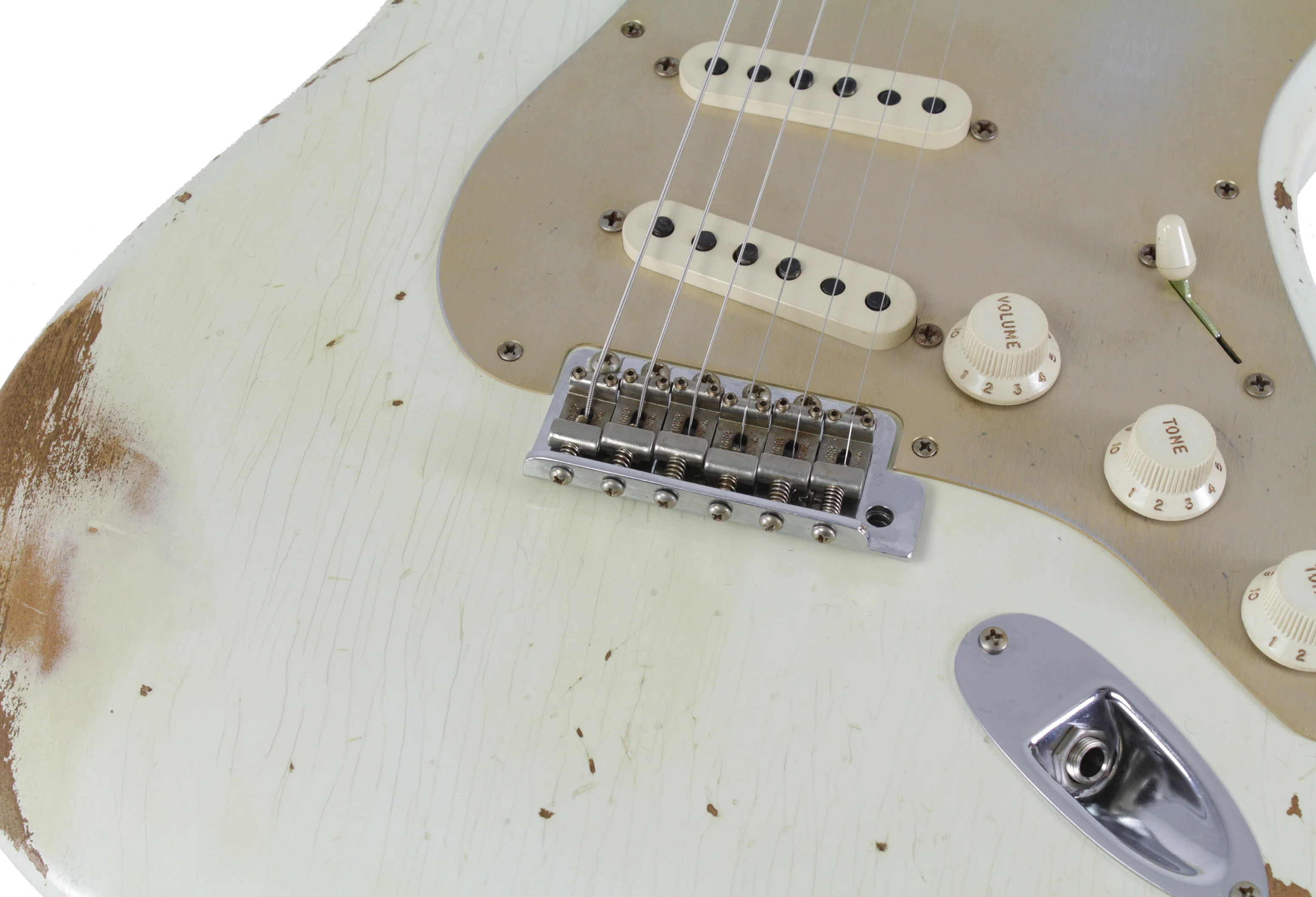 Fender Custom Shop Limited 1959 Stratocaster, Heavy Relic, Aged Olympic White - Image 3