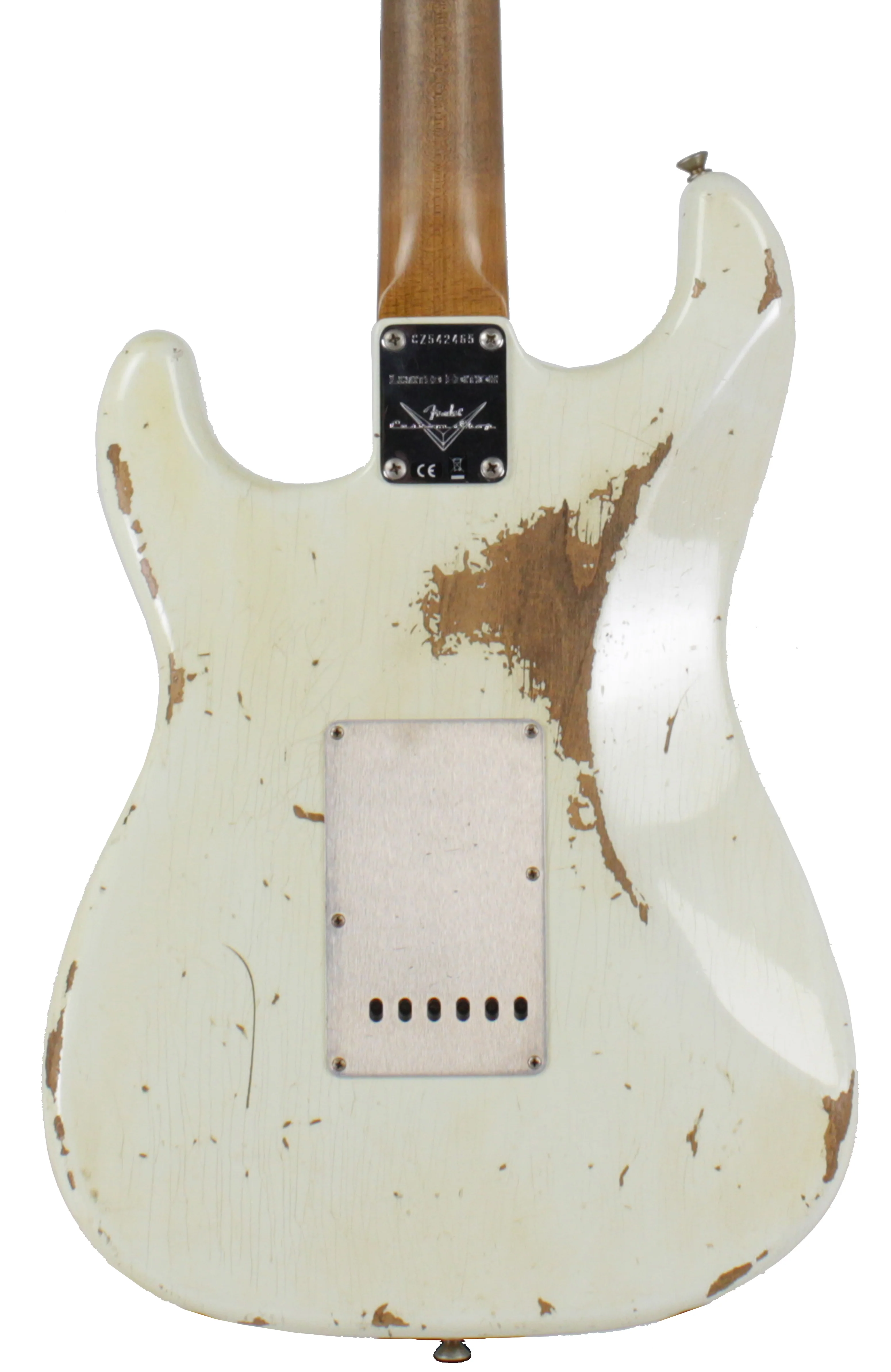 Fender Custom Shop Limited 1959 Stratocaster, Heavy Relic, Aged Olympic White - Image 7