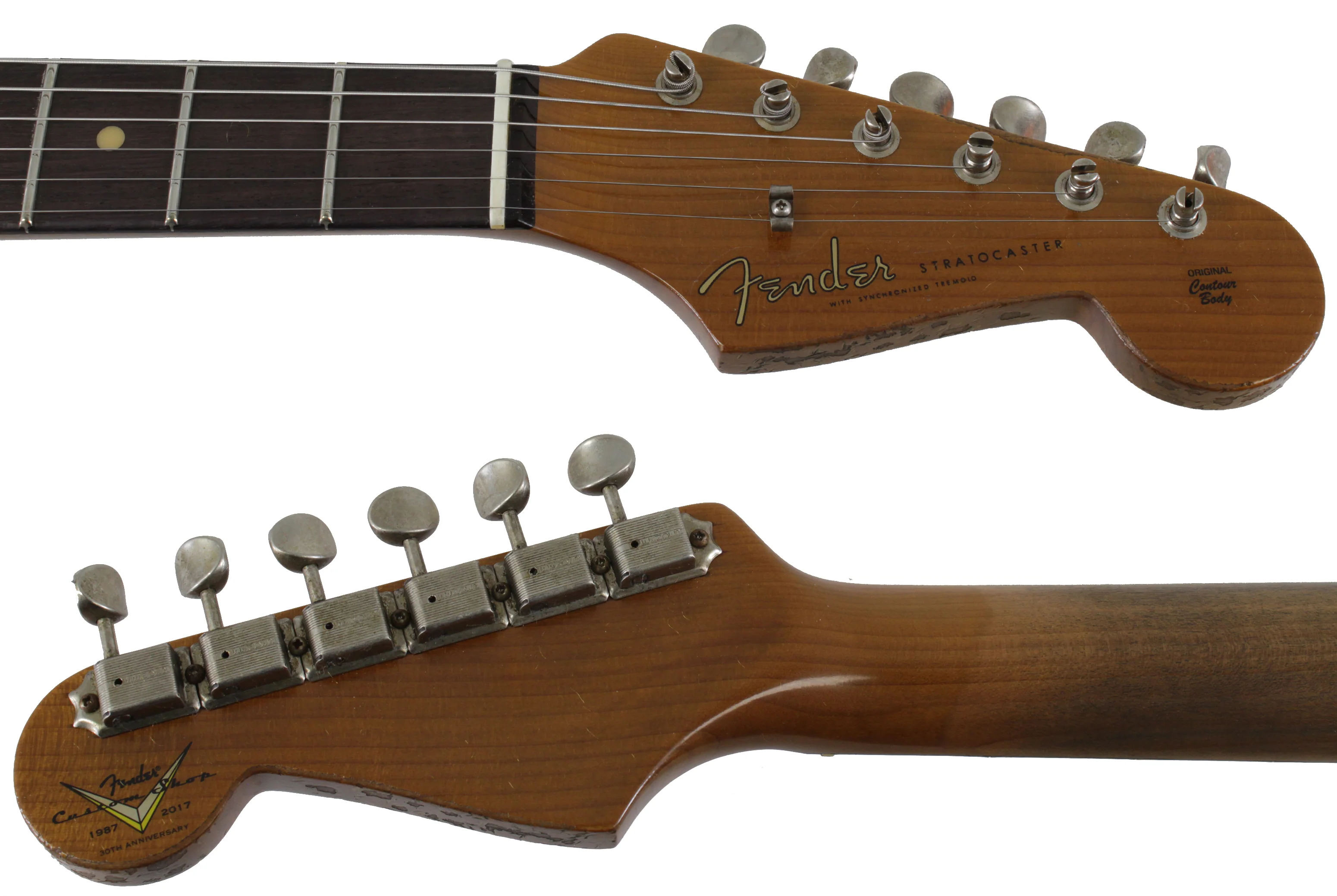 Fender Custom Shop Limited 1959 Stratocaster, Heavy Relic, Aged Olympic White - Image 8