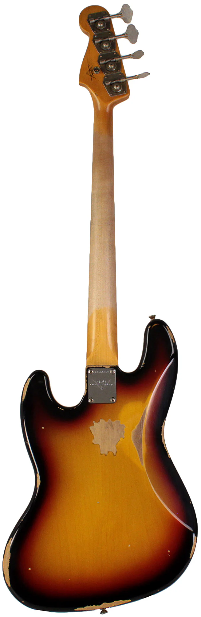 Fender Custom Shop 1961 Jazz Bass Heavy Relic, 3 Color Sunburst - Image 7