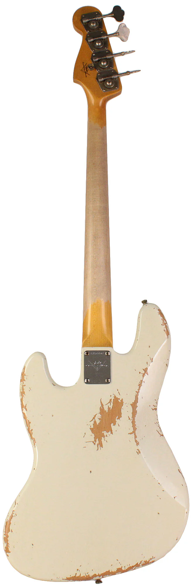 Fender Custom Shop 1961 Jazz Bass Heavy Relic, Aged Olympic White - Image 6