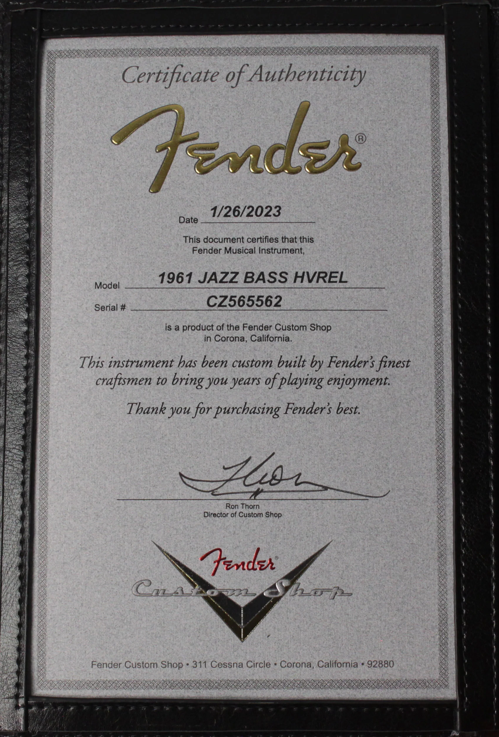 Fender Custom Shop 1961 Jazz Bass Heavy Relic, Aged Olympic White - Image 8