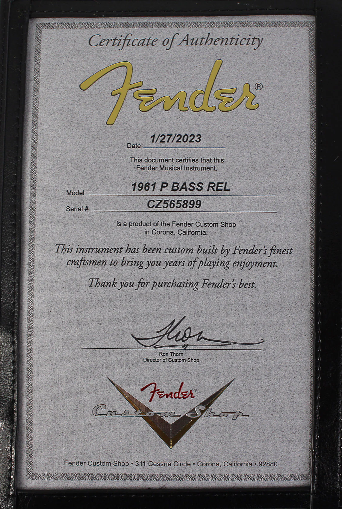 Fender Custom Shop 1961 Precision Bass Relic, 3 Color Sunburst - Image 10