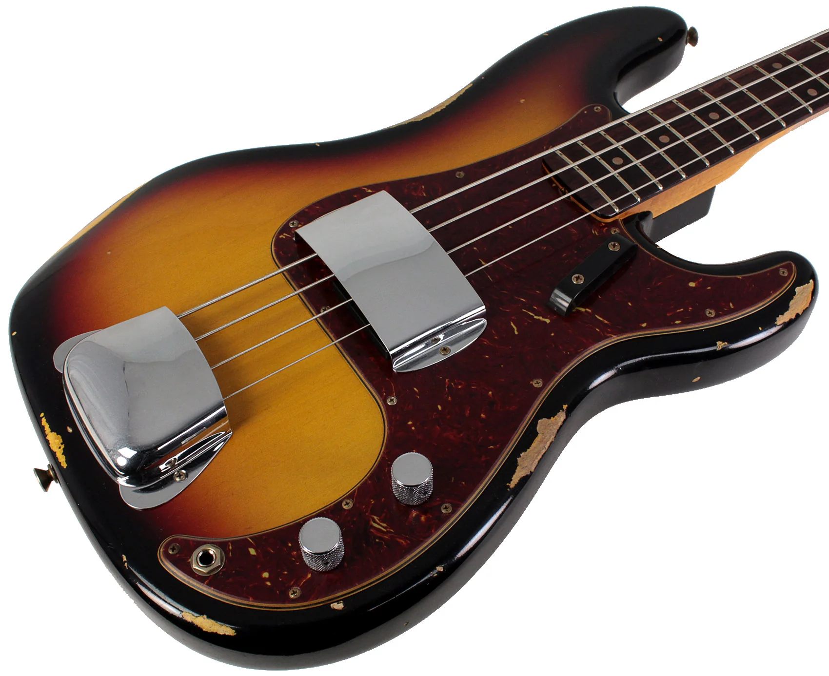 Fender Custom Shop 1961 Precision Bass Relic, 3 Color Sunburst - Image 2