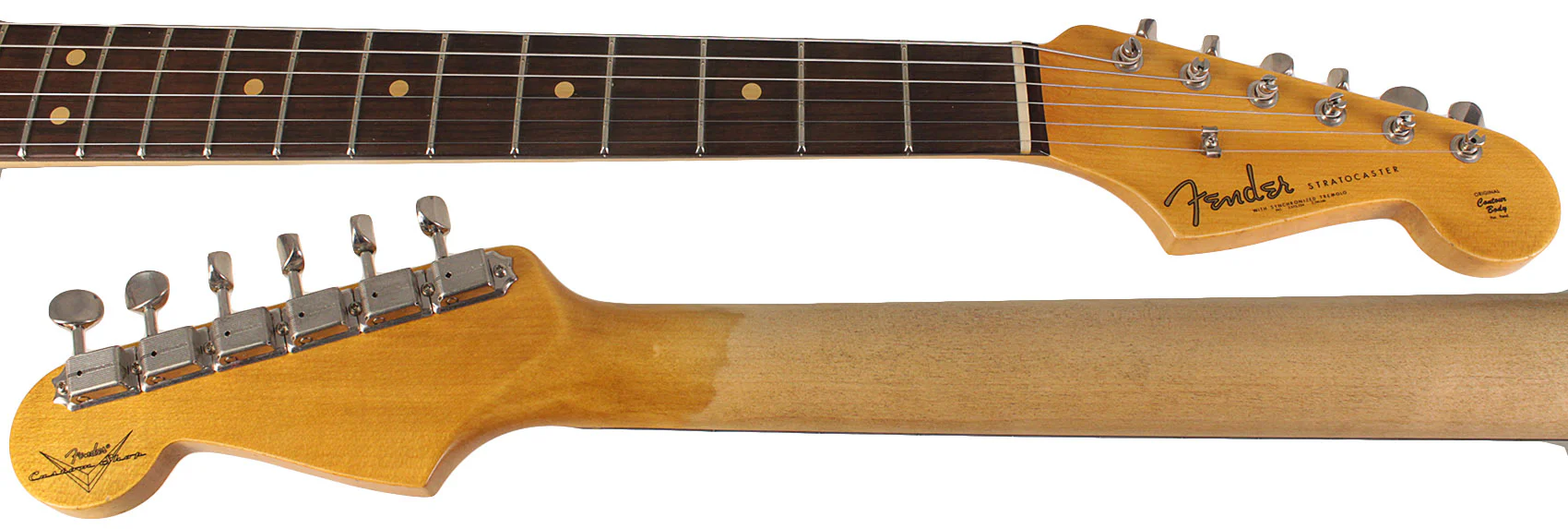 Fender Custom Shop 1963 Stratocaster Journeyman Relic Guitar, 3 Color Sunburst - Image 8