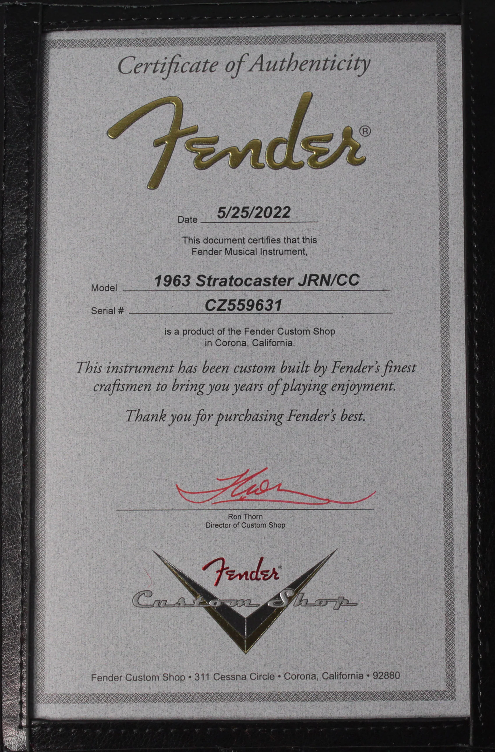 Fender Custom Shop 1963 Stratocaster Journeyman Relic Guitar, Aged Olympic White - Image 10