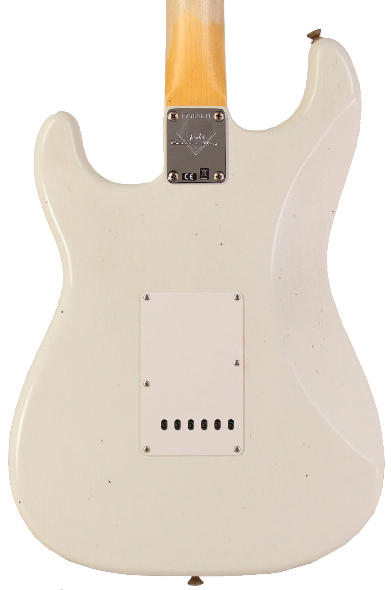 Fender Custom Shop 1963 Stratocaster Journeyman Relic Guitar, Aged Olympic White - Image 5