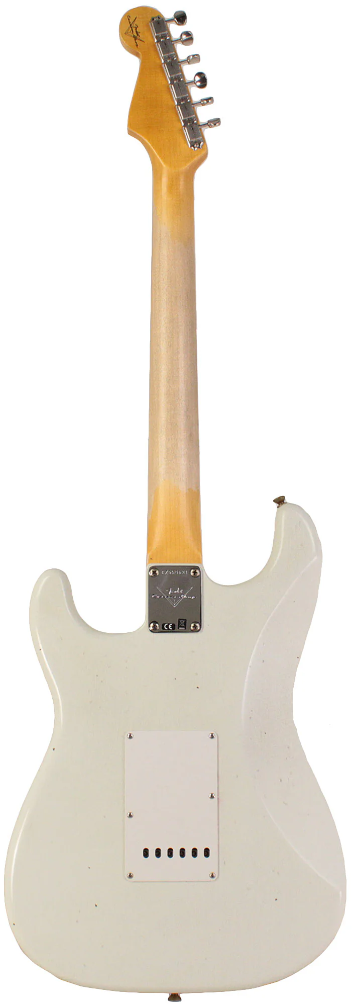 Fender Custom Shop 1963 Stratocaster Journeyman Relic Guitar, Aged Olympic White - Image 7