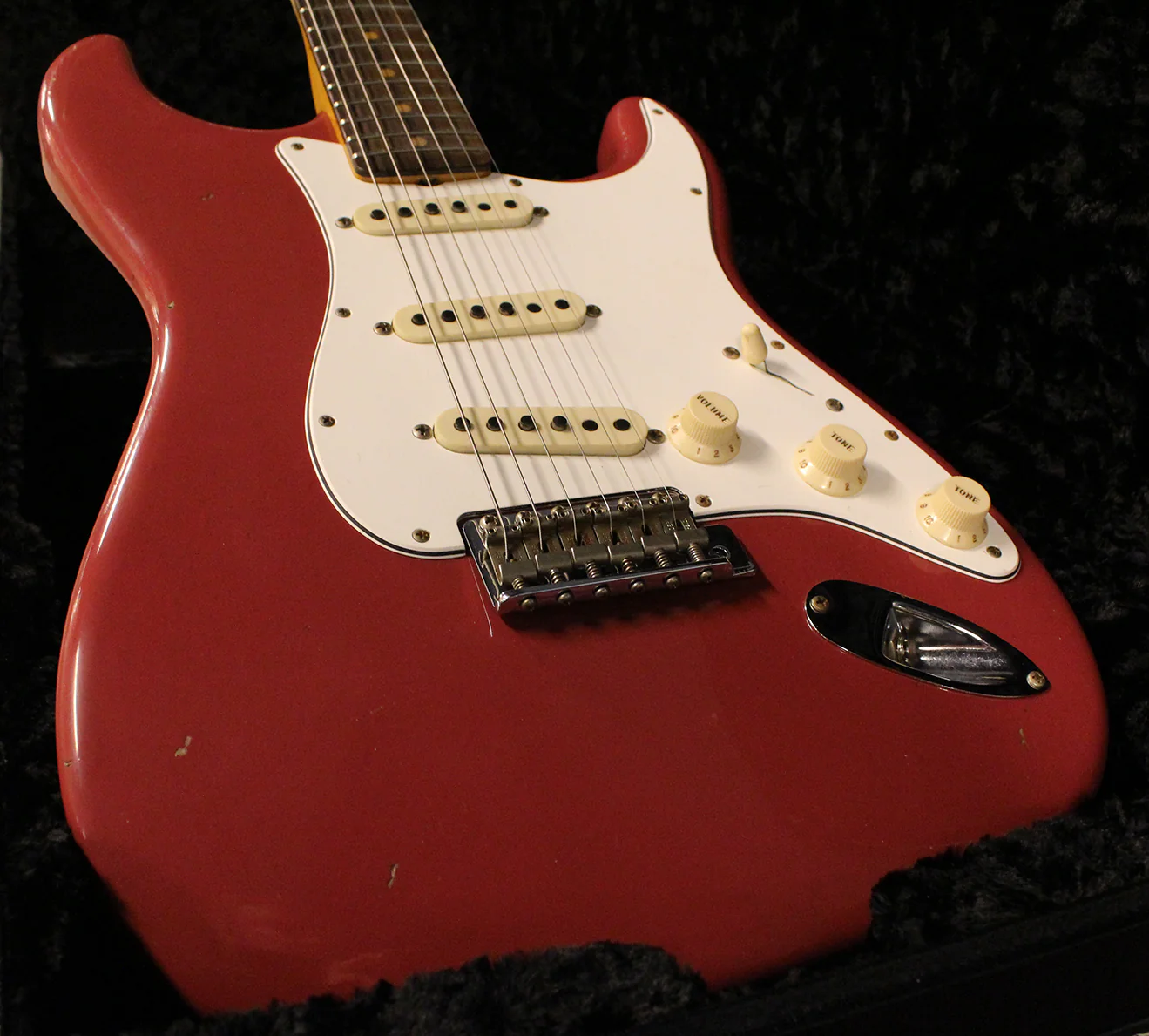 Fender Custom Shop 64 Journeyman Strat Guitar, Super Faded Cimarron Red - Image 12