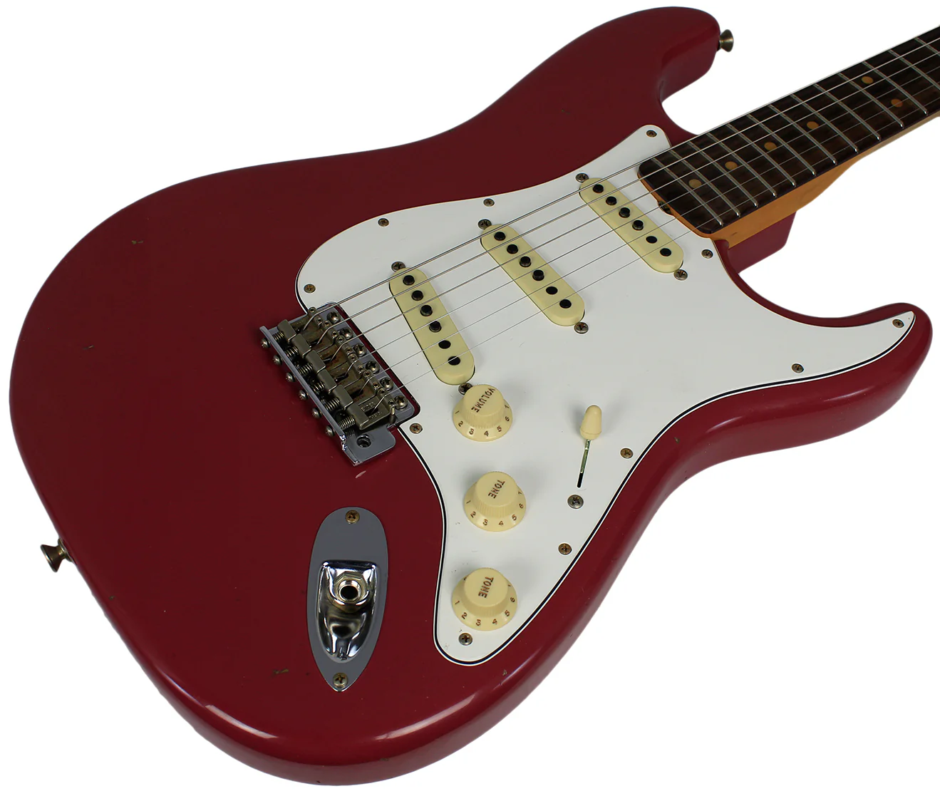 Fender Custom Shop 64 Journeyman Strat Guitar, Super Faded Cimarron Red - Image 2