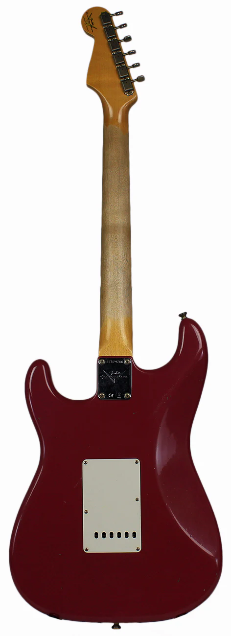 Fender Custom Shop 64 Journeyman Strat Guitar, Super Faded Cimarron Red - Image 5