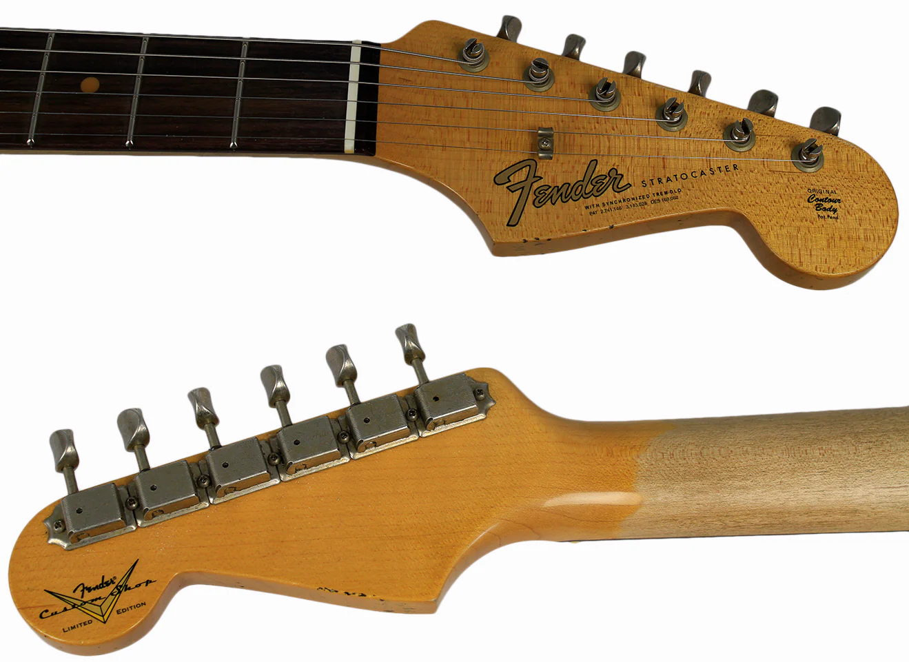 Fender Custom Shop 64 Journeyman Strat Guitar, Super Faded Cimarron Red - Image 8