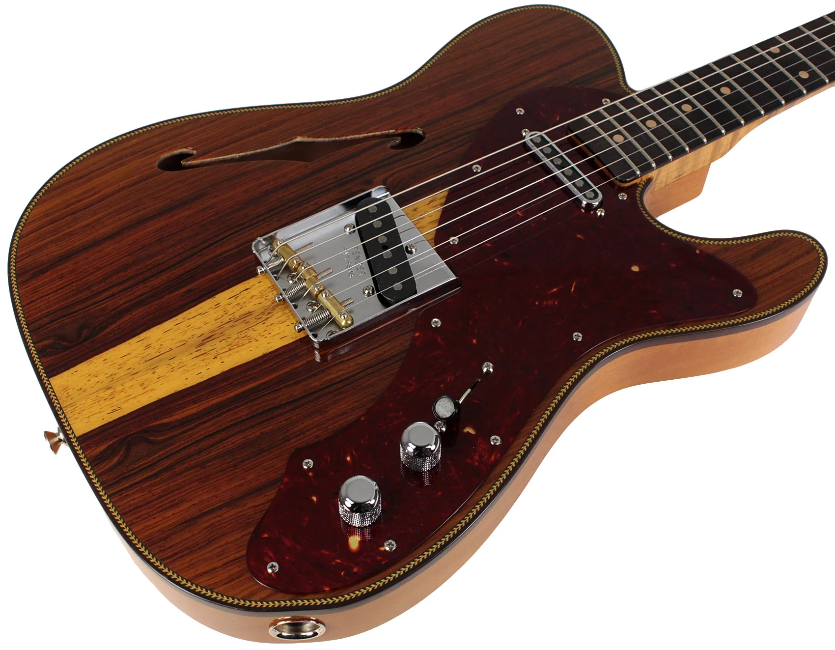 Fender Custom Shop Artisan Thinline Telecaster, Mahogany Body, Cocobolo Top - Image 2