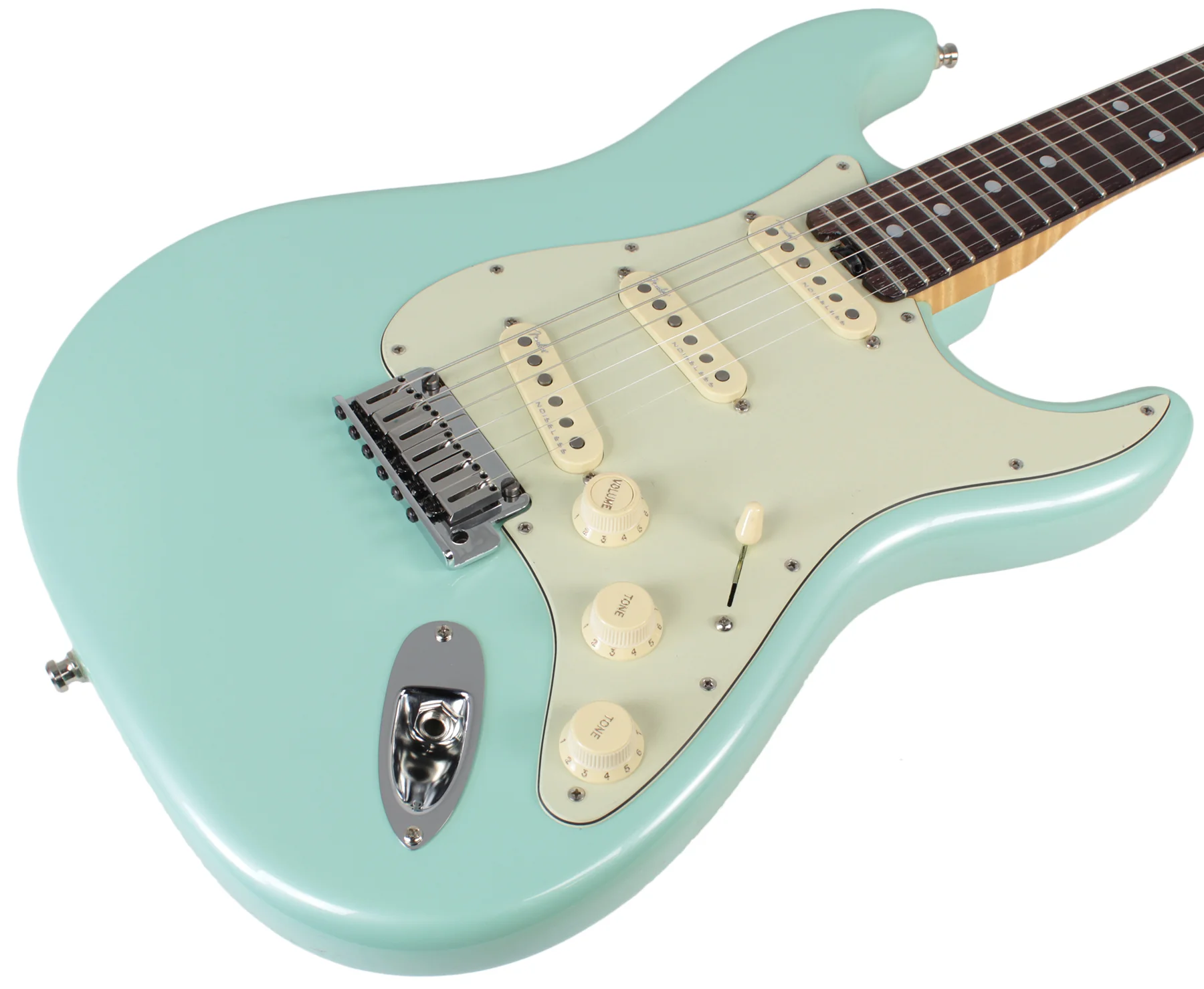Fender Custom Shop Custom Elite Strat RW Guitar, NOS Guitar, Surf Pearl - Image 2