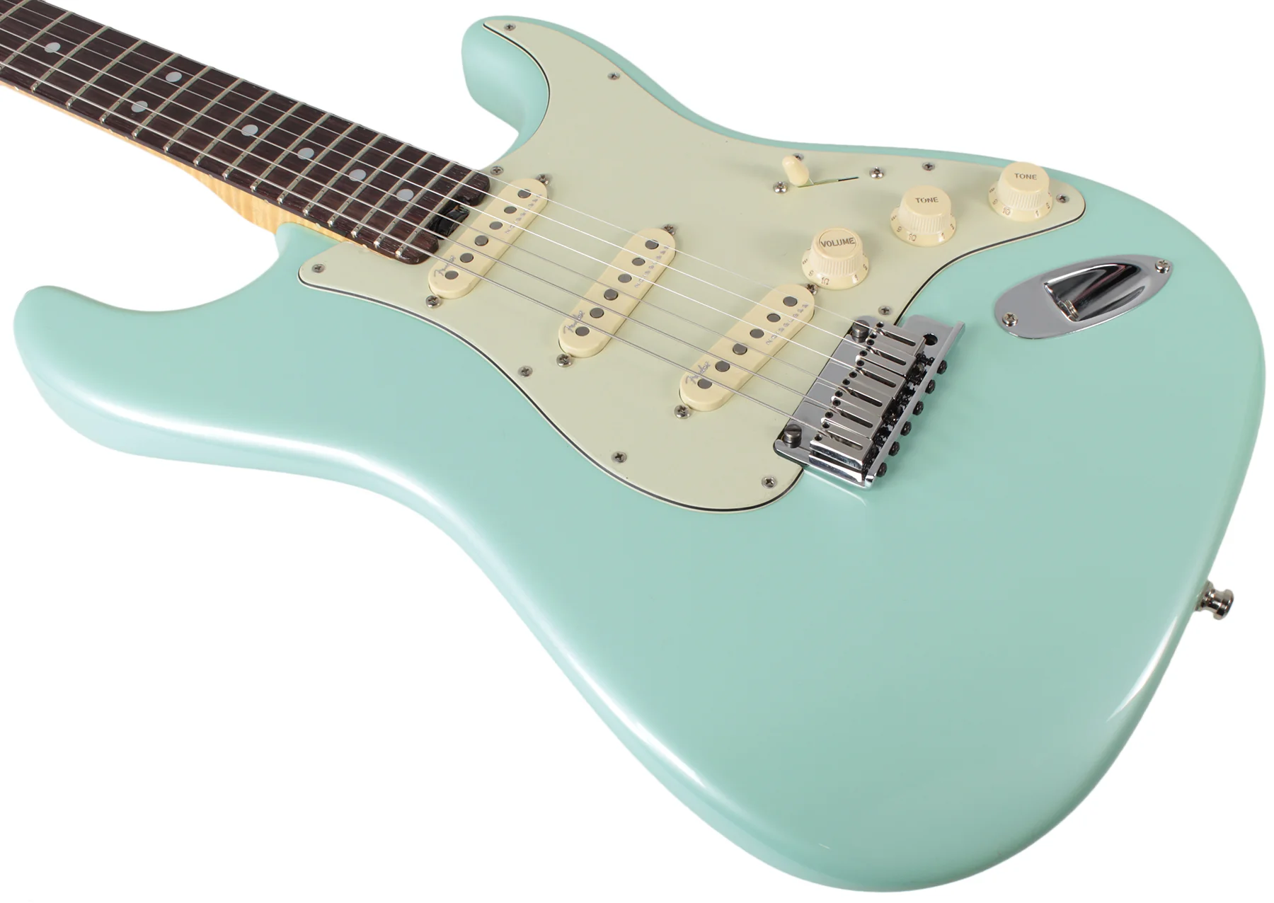 Fender Custom Shop Custom Elite Strat RW Guitar, NOS Guitar, Surf Pearl - Image 6