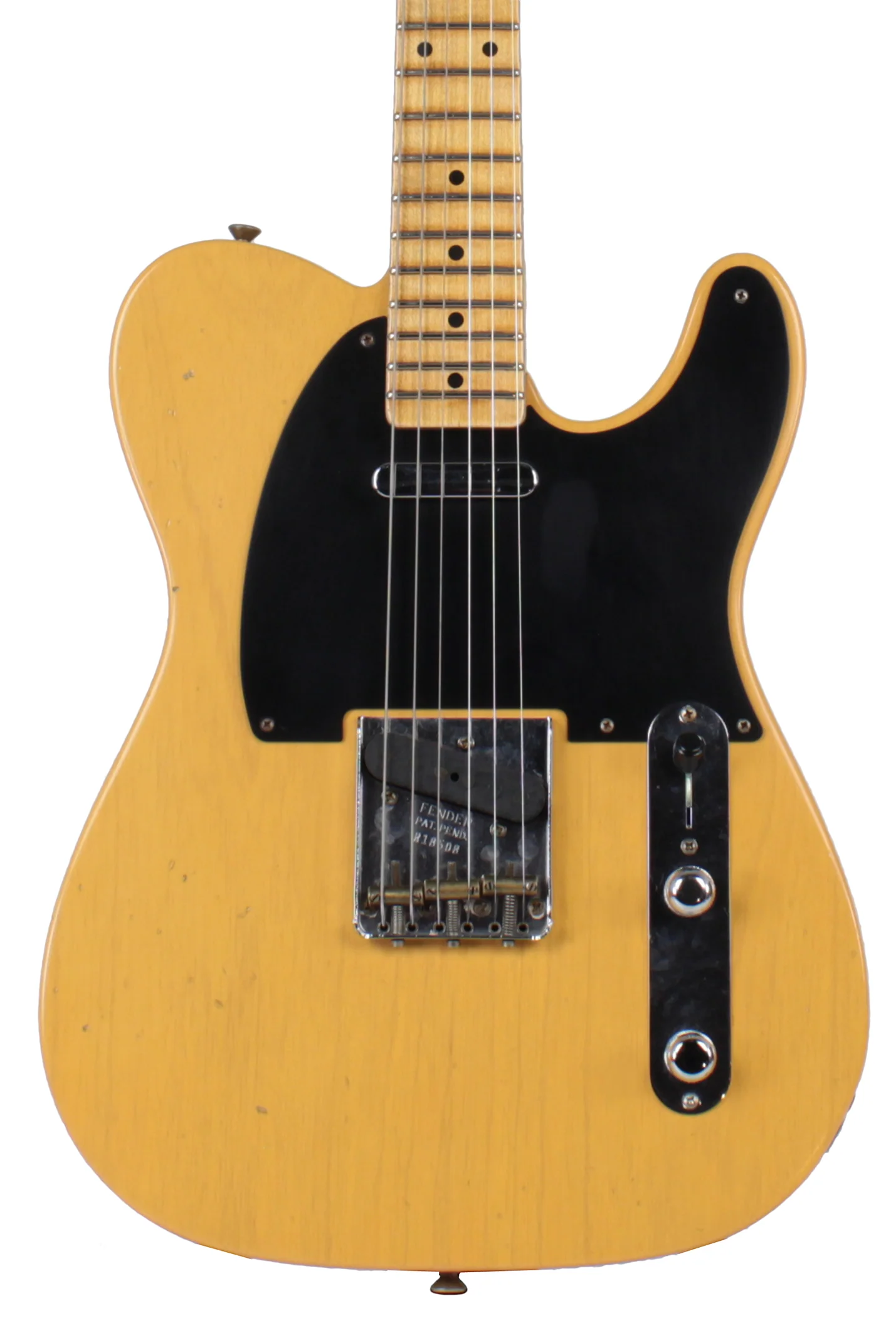 Fender Custom Shop Flash Coat '52 Tele Guitar, Butterscotch Blonde - Image 2