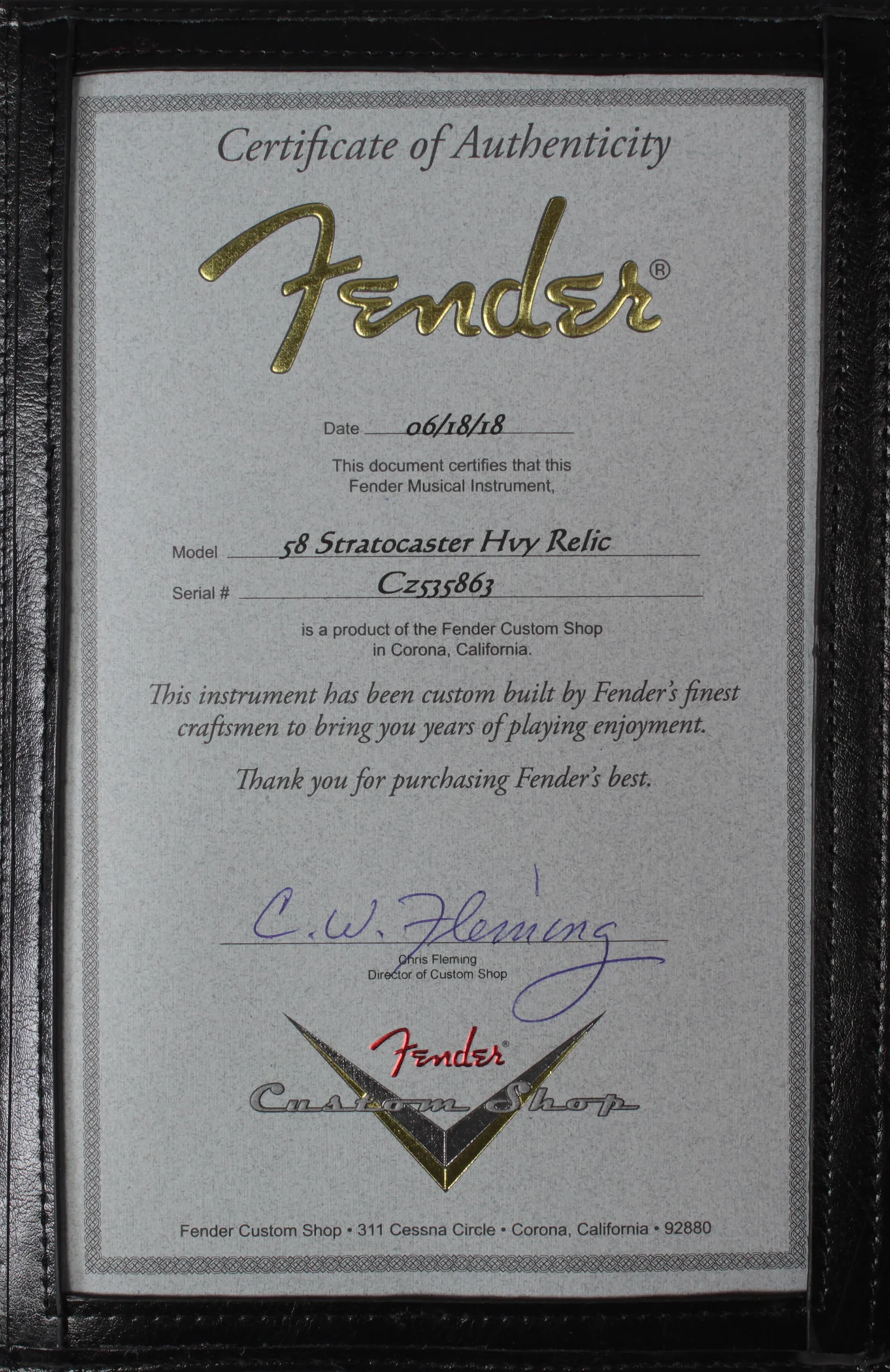 Fender Custom Shop Heavy Relic 1958 Stratocaster, Aged HLE Gold - Image 11