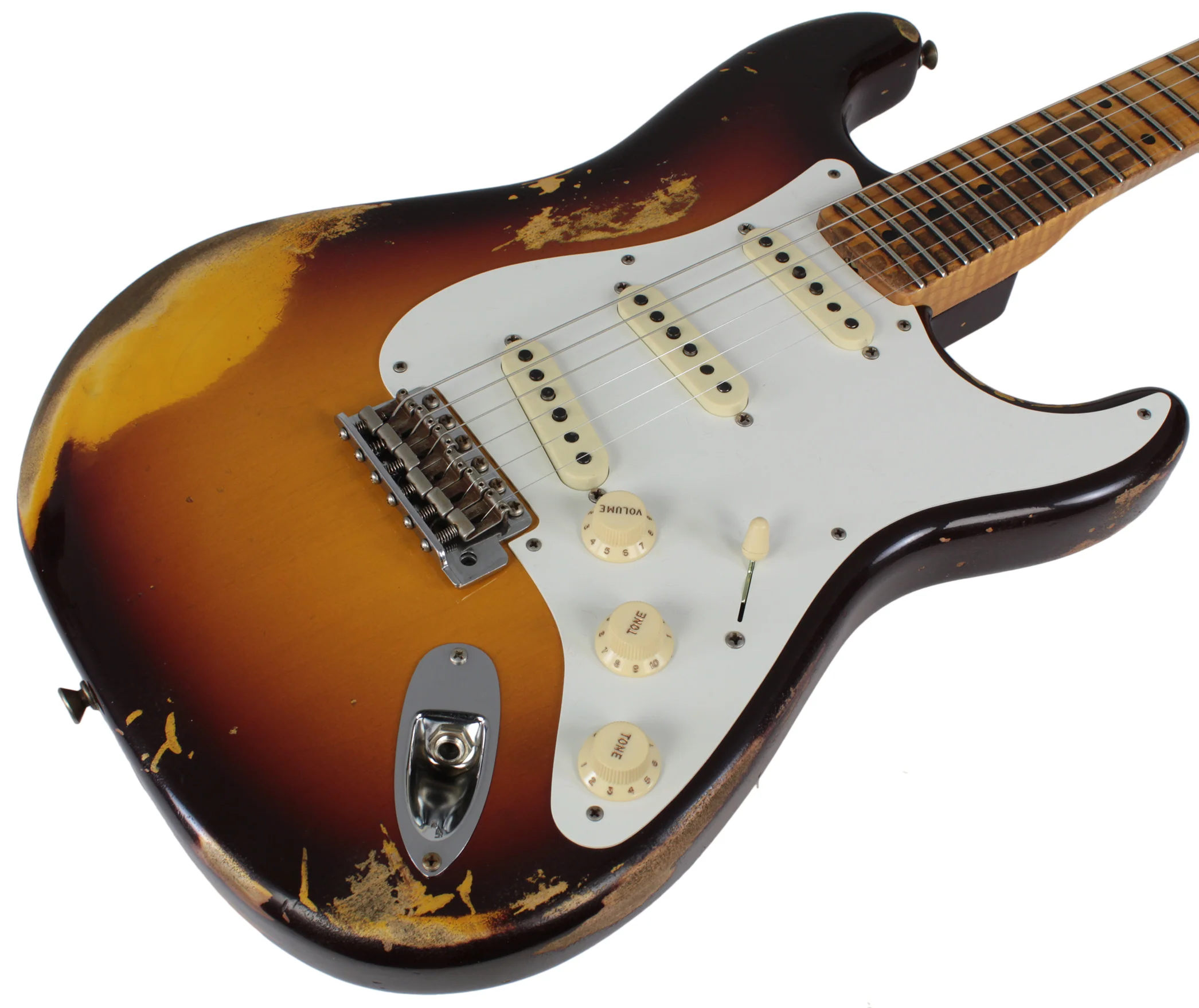 Fender Custom Shop Heavy Relic 1958 Stratocaster, Chocolate 3TS - Image 2
