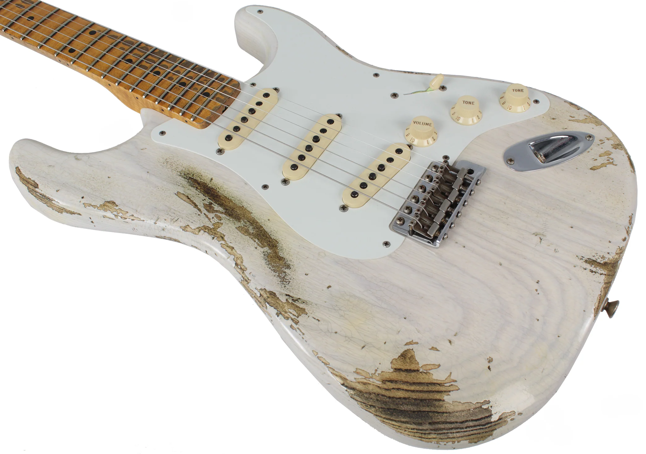 Fender Custom Shop Heavy Relic 1958 Stratocaster, White Blonde - Image 7