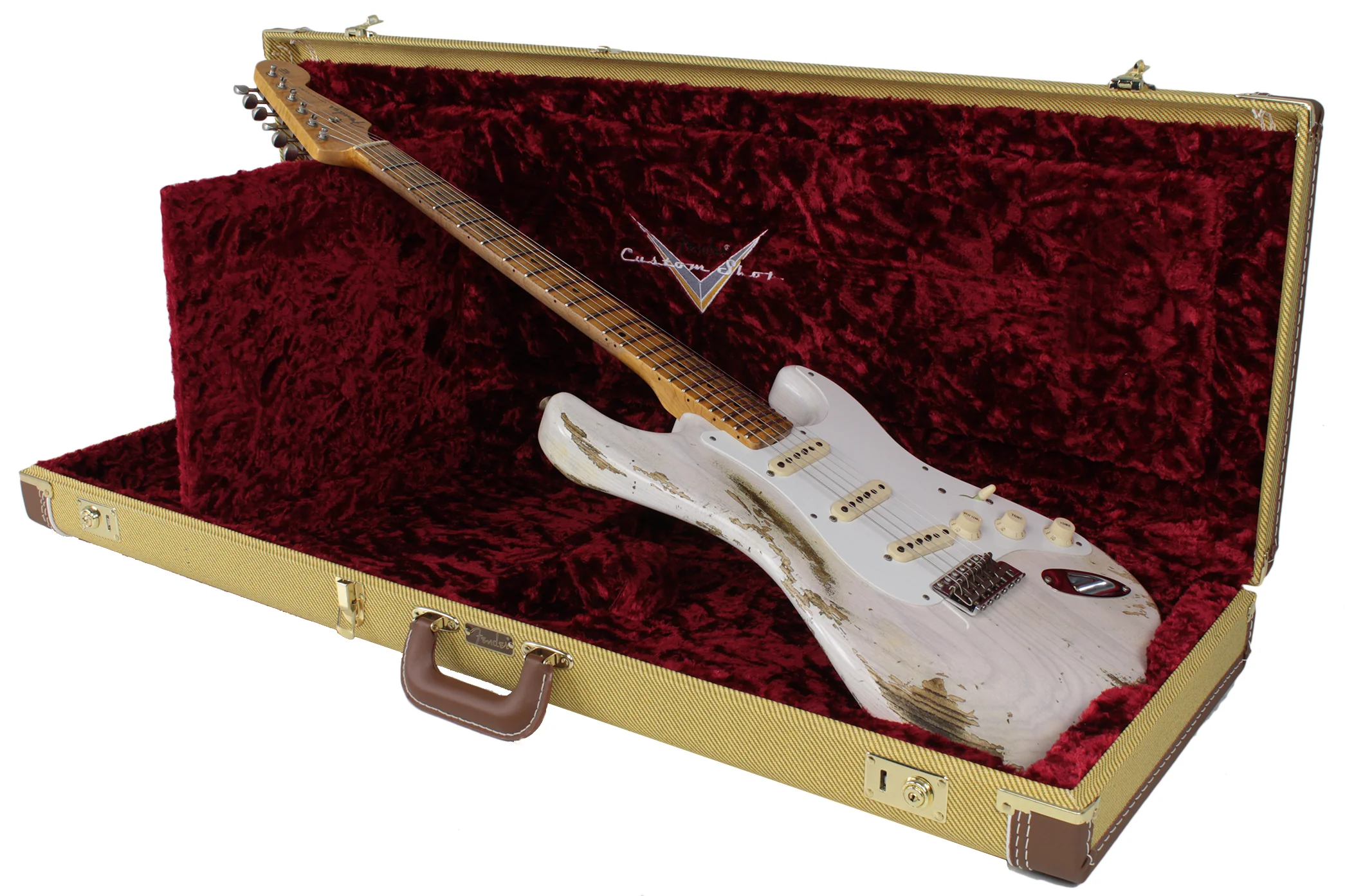 Fender Custom Shop Heavy Relic 1958 Stratocaster, White Blonde - Image 9