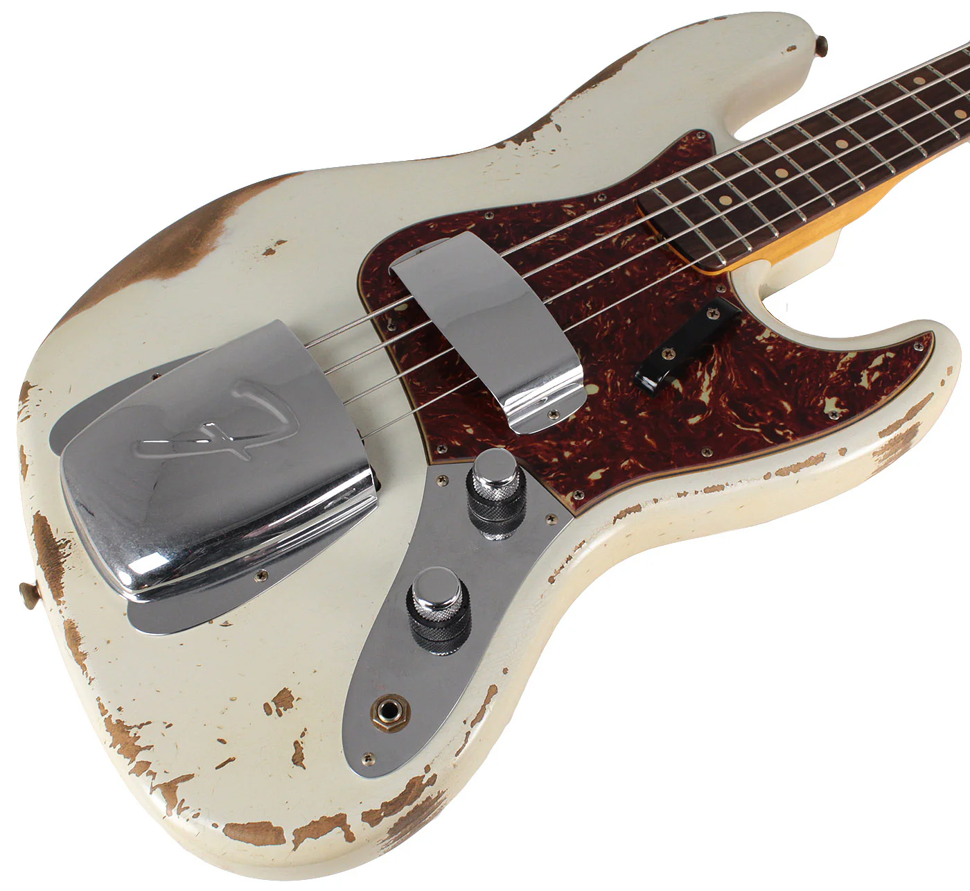 Fender Custom Shop Journeyman 1960 Jazz Bass, Olympic White - Image 2