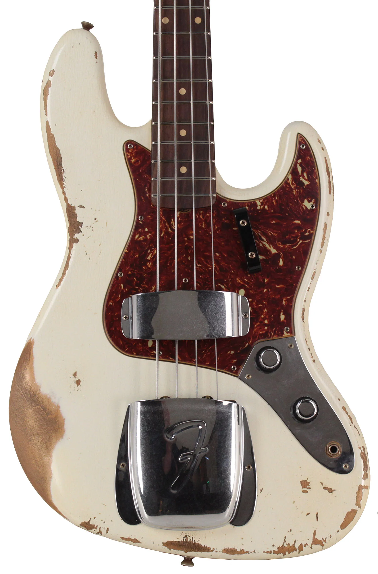 Fender Custom Shop Journeyman 1960 Jazz Bass, Olympic White - Image 5