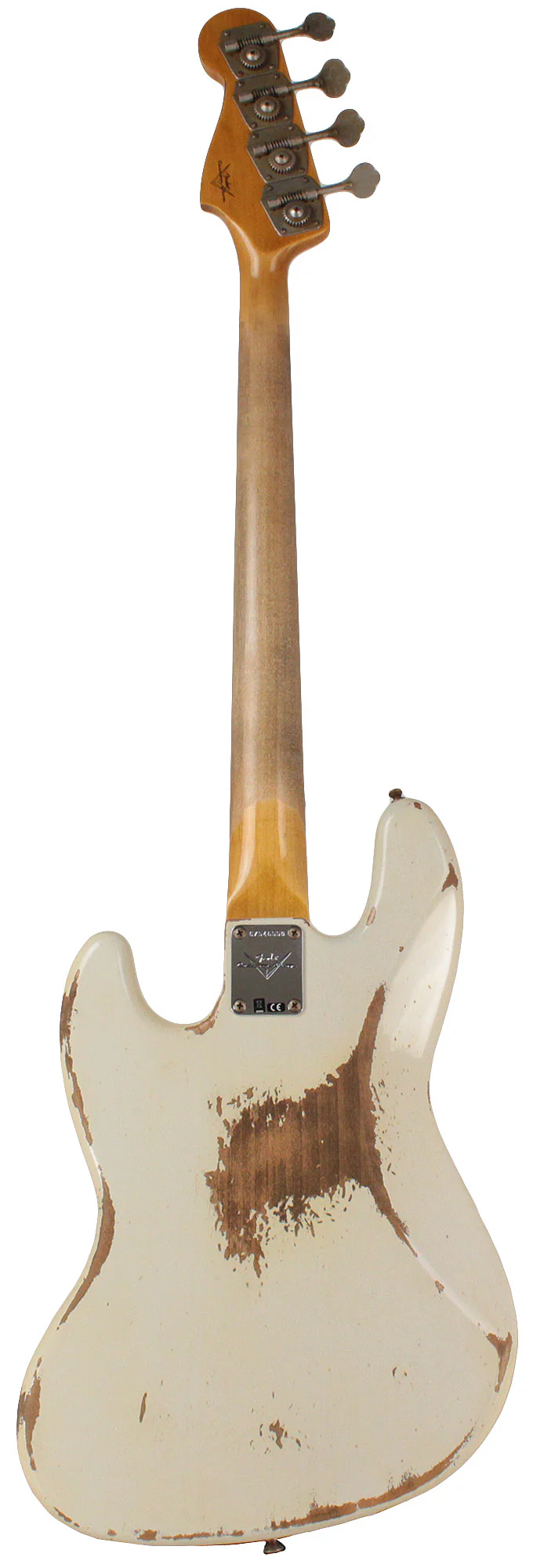 Fender Custom Shop Journeyman 1960 Jazz Bass, Olympic White - Image 7