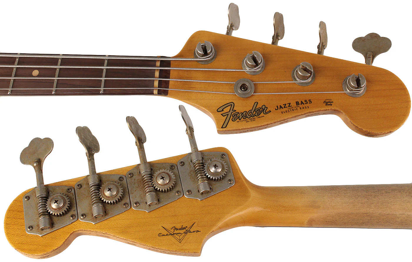 Fender Custom Shop Journeyman 1960 Jazz Bass, Olympic White - Image 8