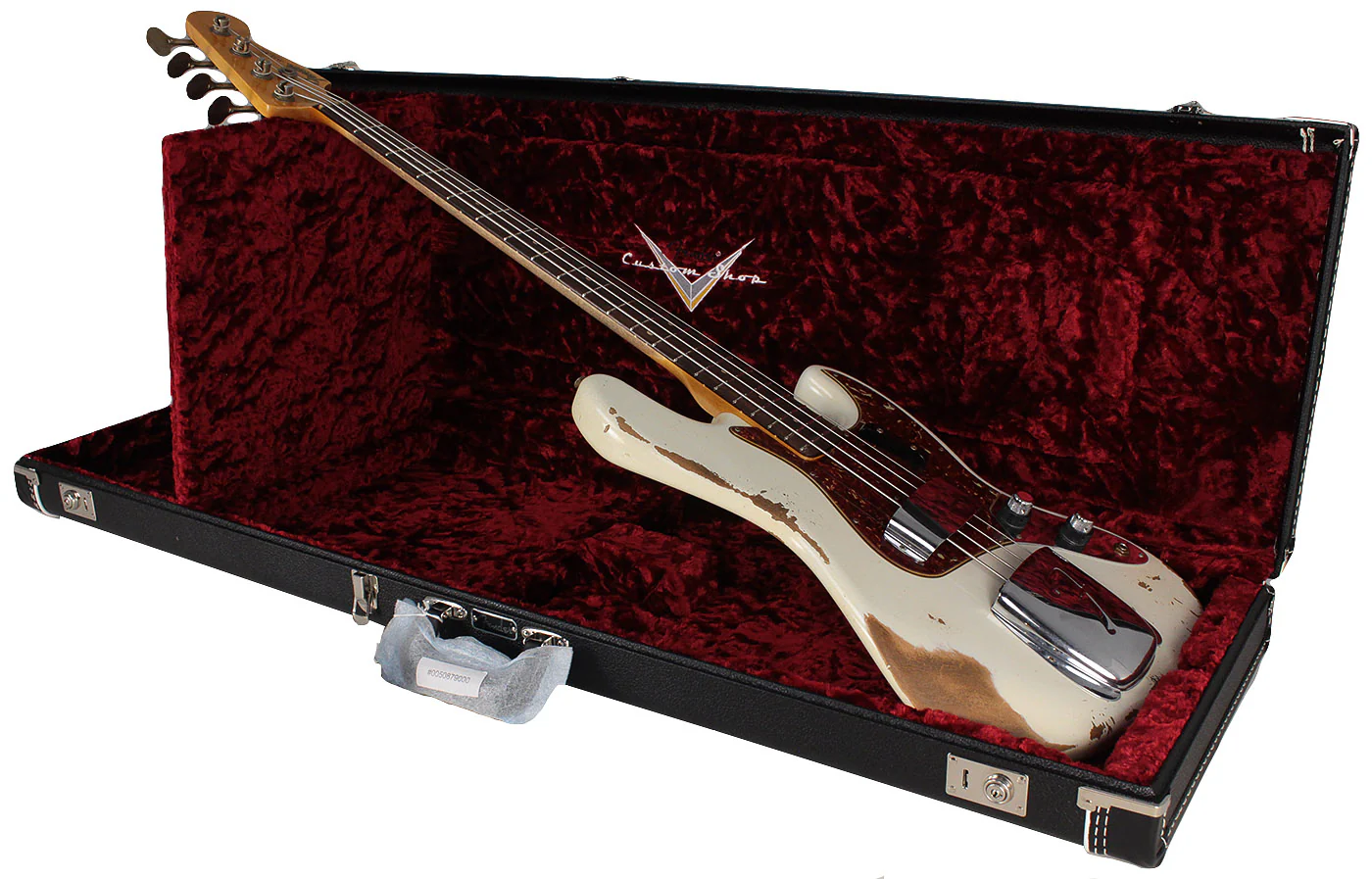 Fender Custom Shop Journeyman 1960 Jazz Bass, Olympic White - Image 9