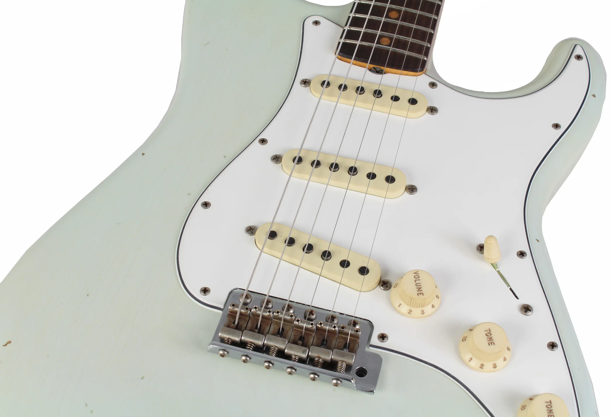 Fender Custom Shop Journeyman 1964 Stratocaster, Faded Sonic Blue - Image 4